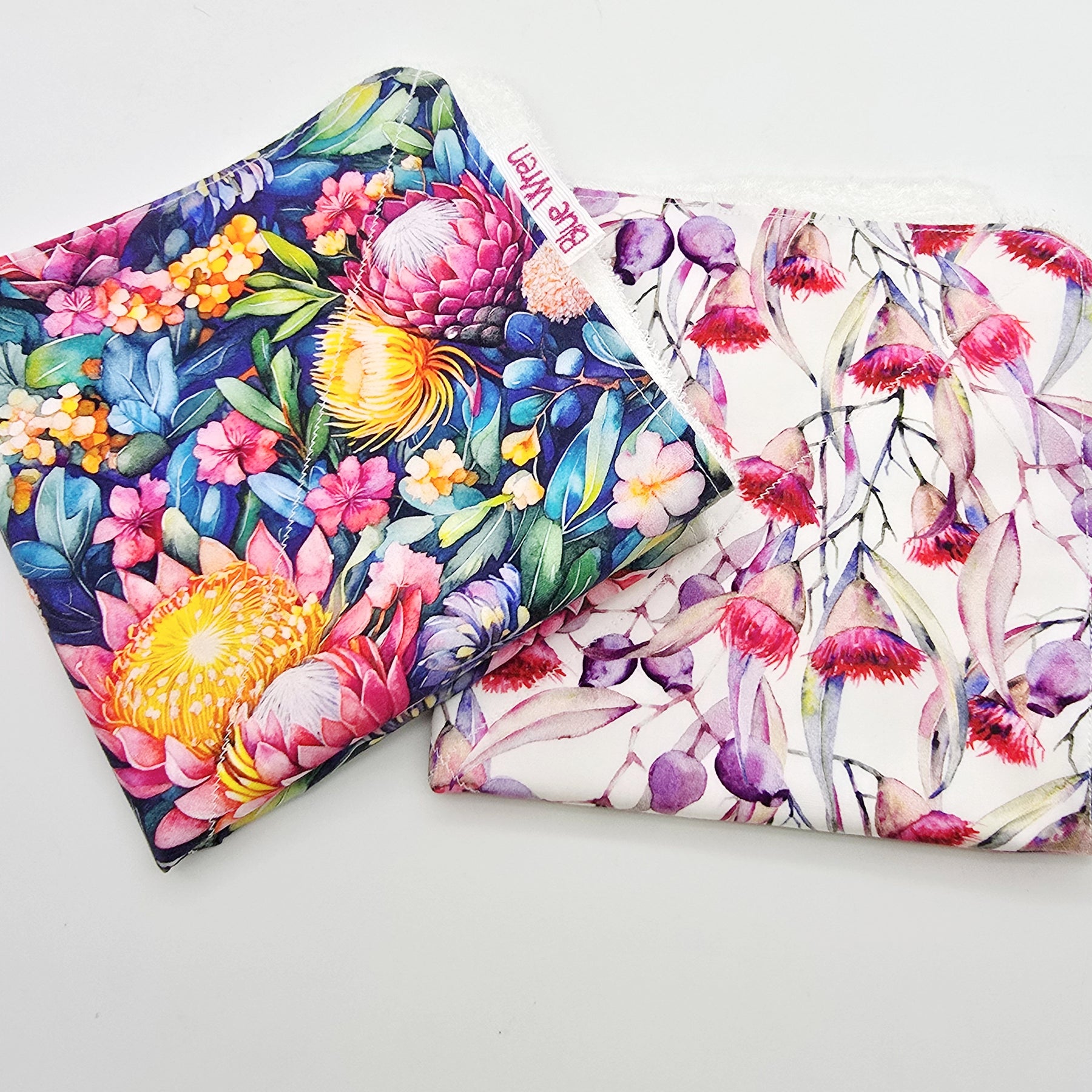 Australian Native wildflower Design Wash Cloth Gift Sets