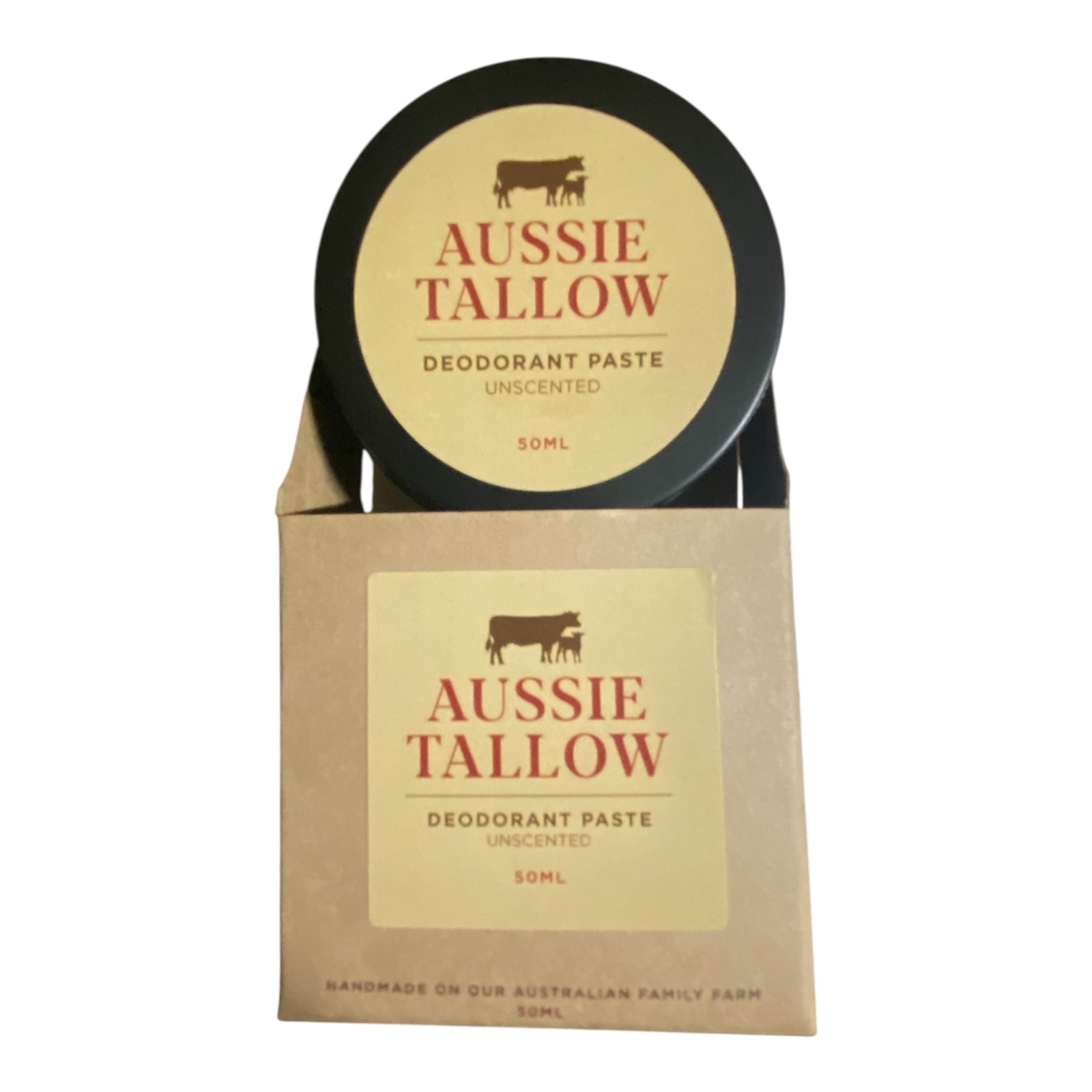 Natural Tallow Deodorant Paste 50ml LARGE