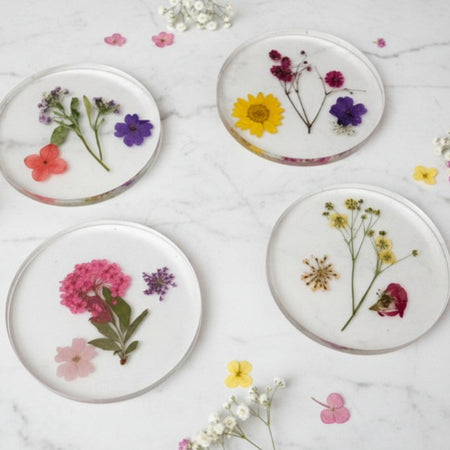 BOTANICAL COASTERS - Set of 4
