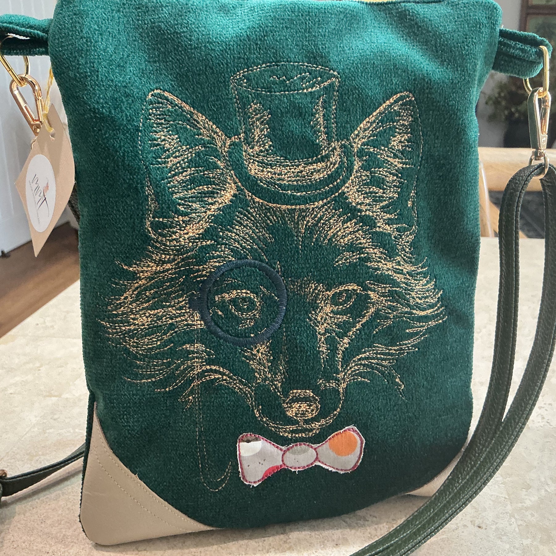 (Copy) Steampunk crossover body bag fox