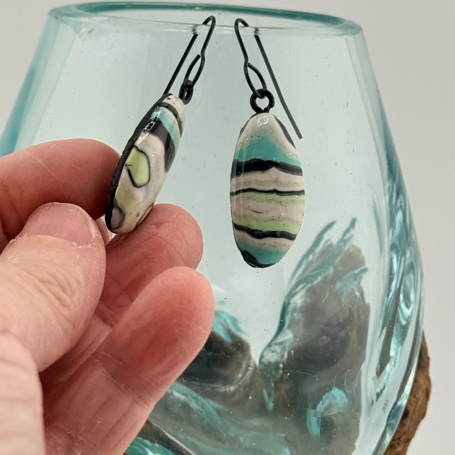 The Off Pattern Collection | Oval Drop Earrings