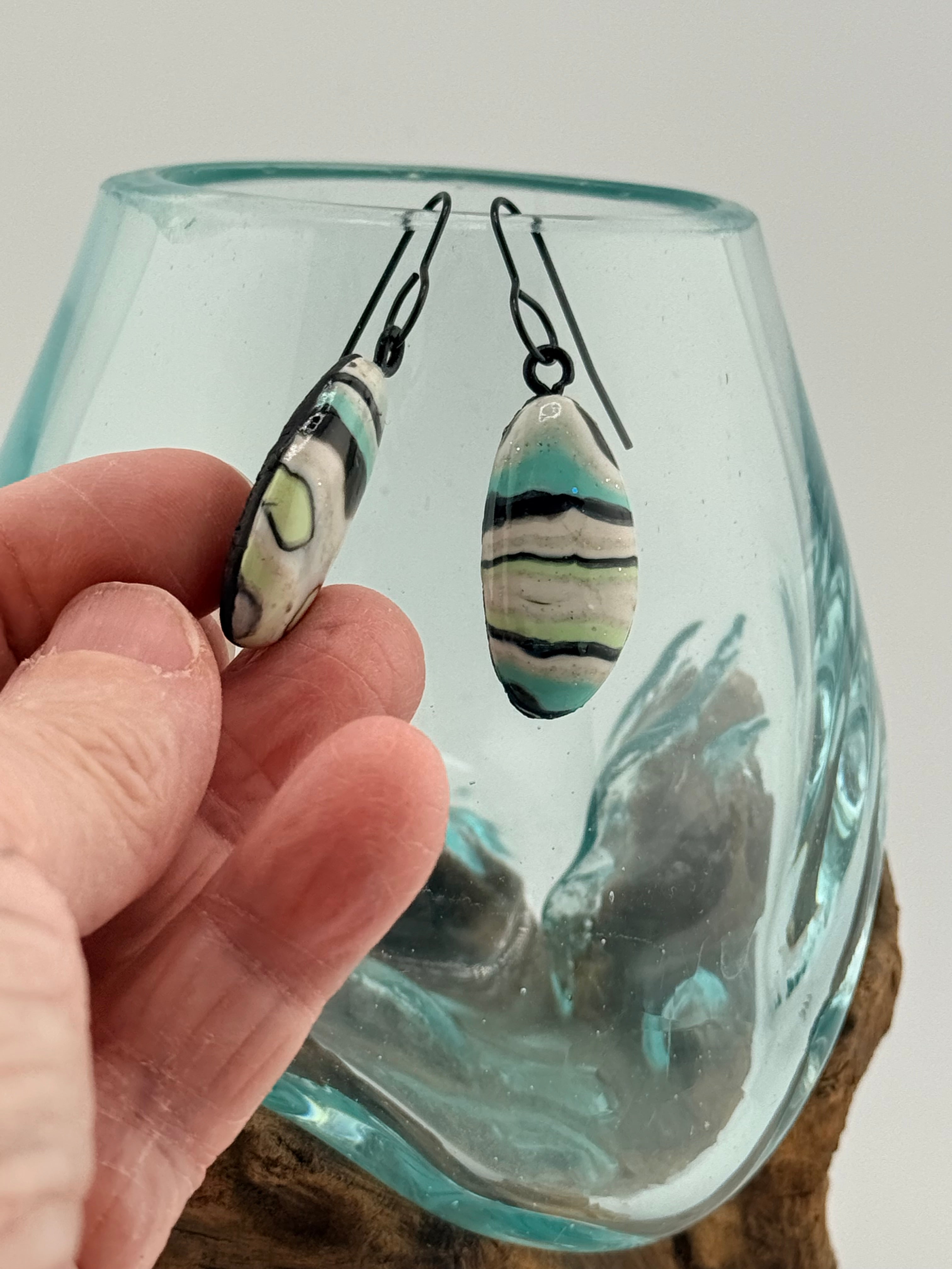 The Off Pattern Collection | Oval Drop Earrings