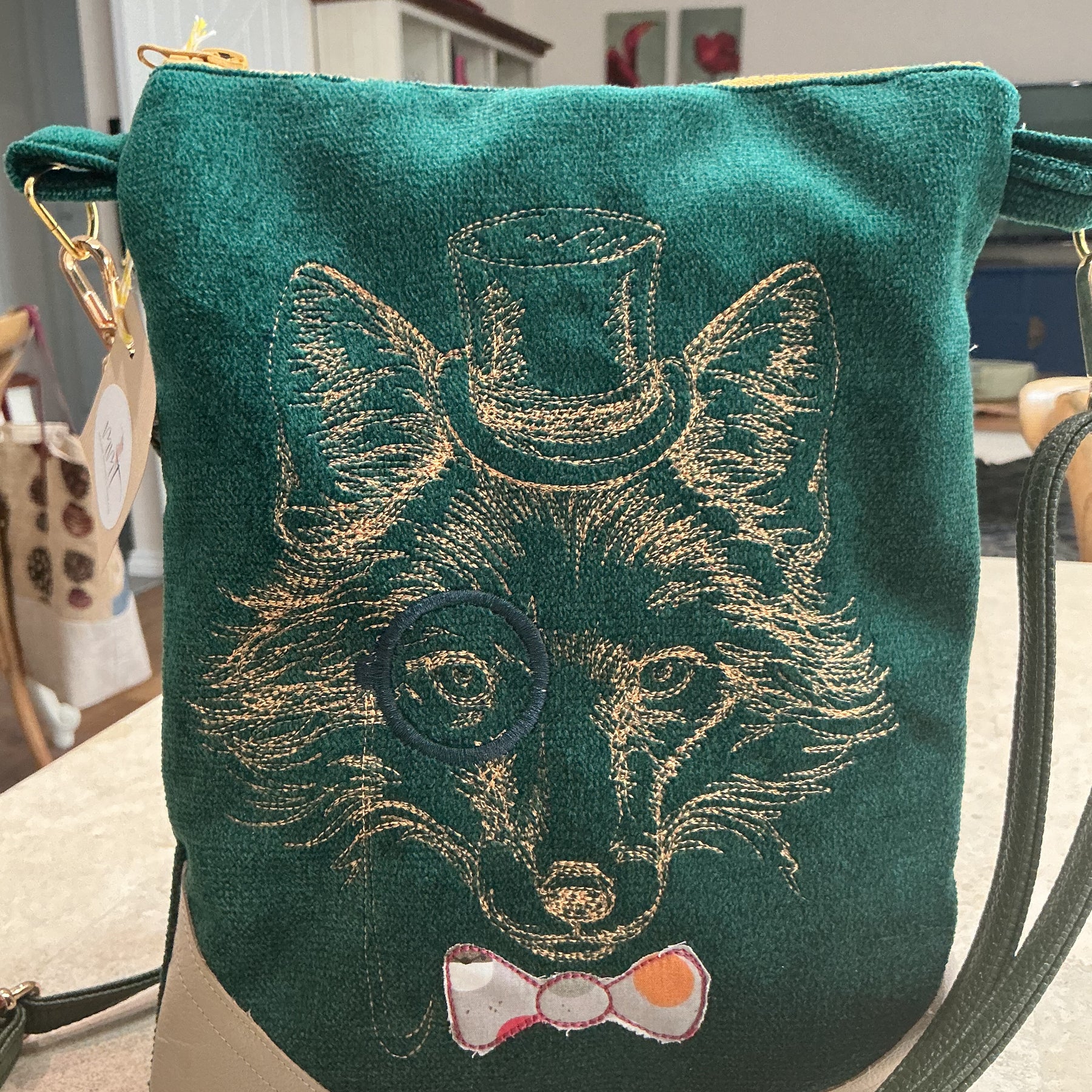(Copy) Steampunk crossover body bag fox