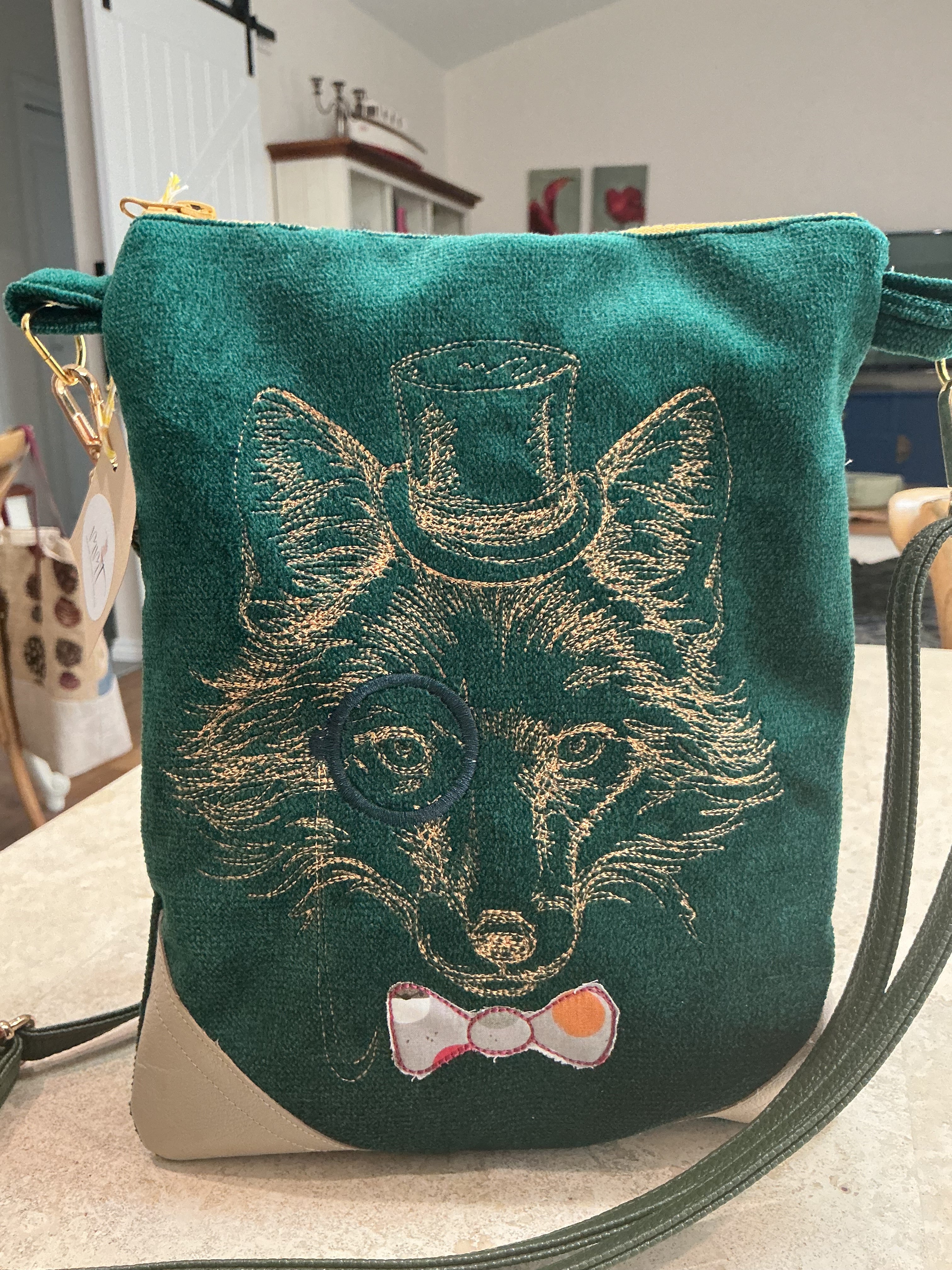 (Copy) Steampunk crossover body bag fox