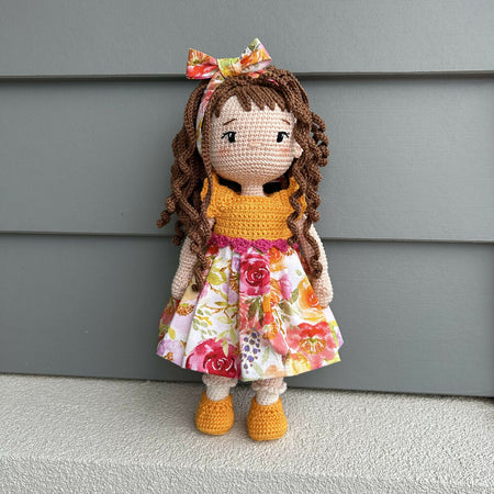 Custom Crochet Doll Long Hair