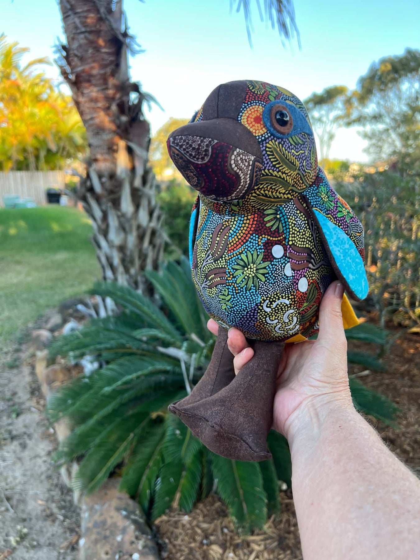 Handmade Fabric Kookaburra