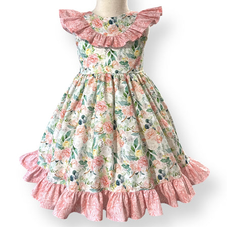 SIZE 2 Acacia Dress - Pretty Peach Floral