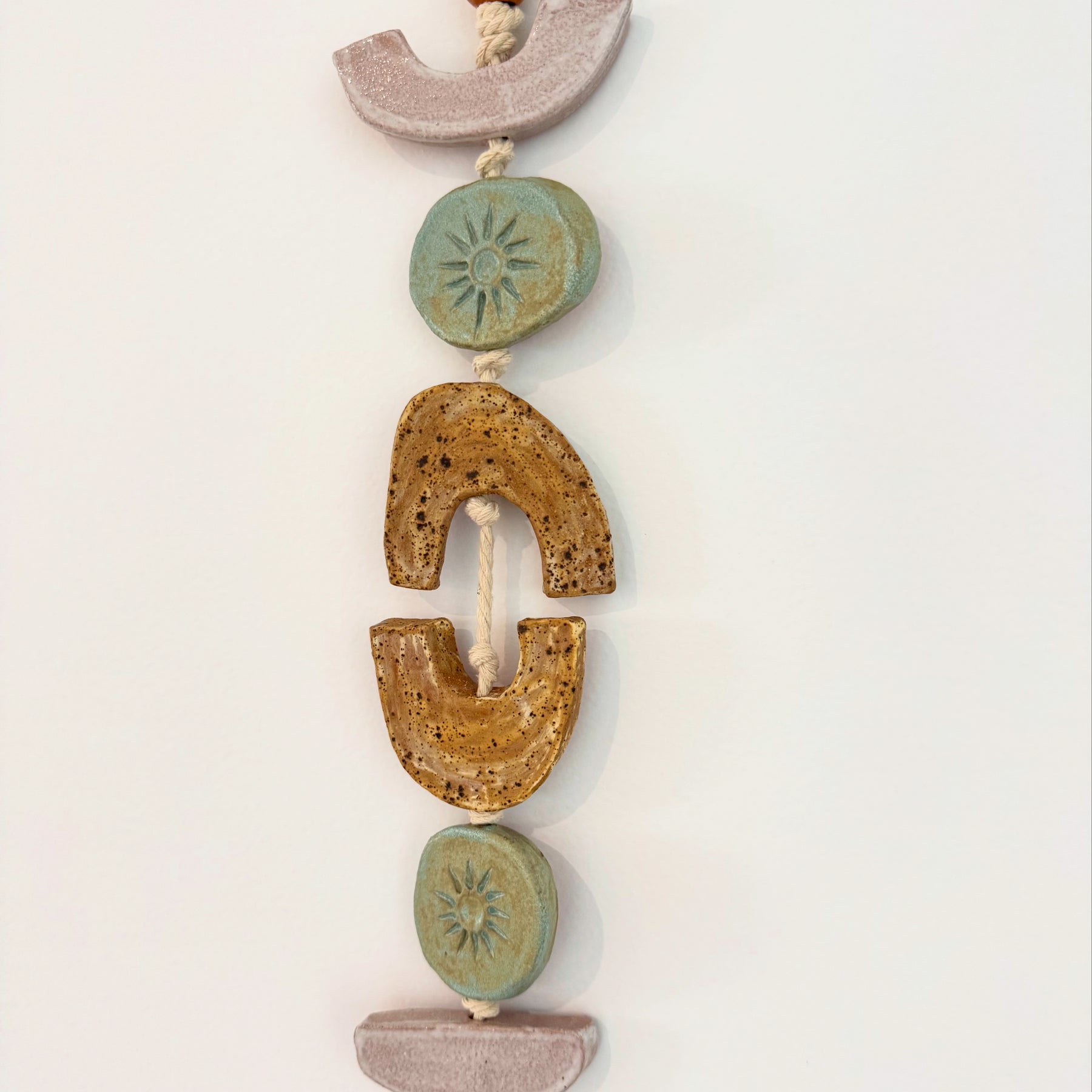 Clay wall hanging