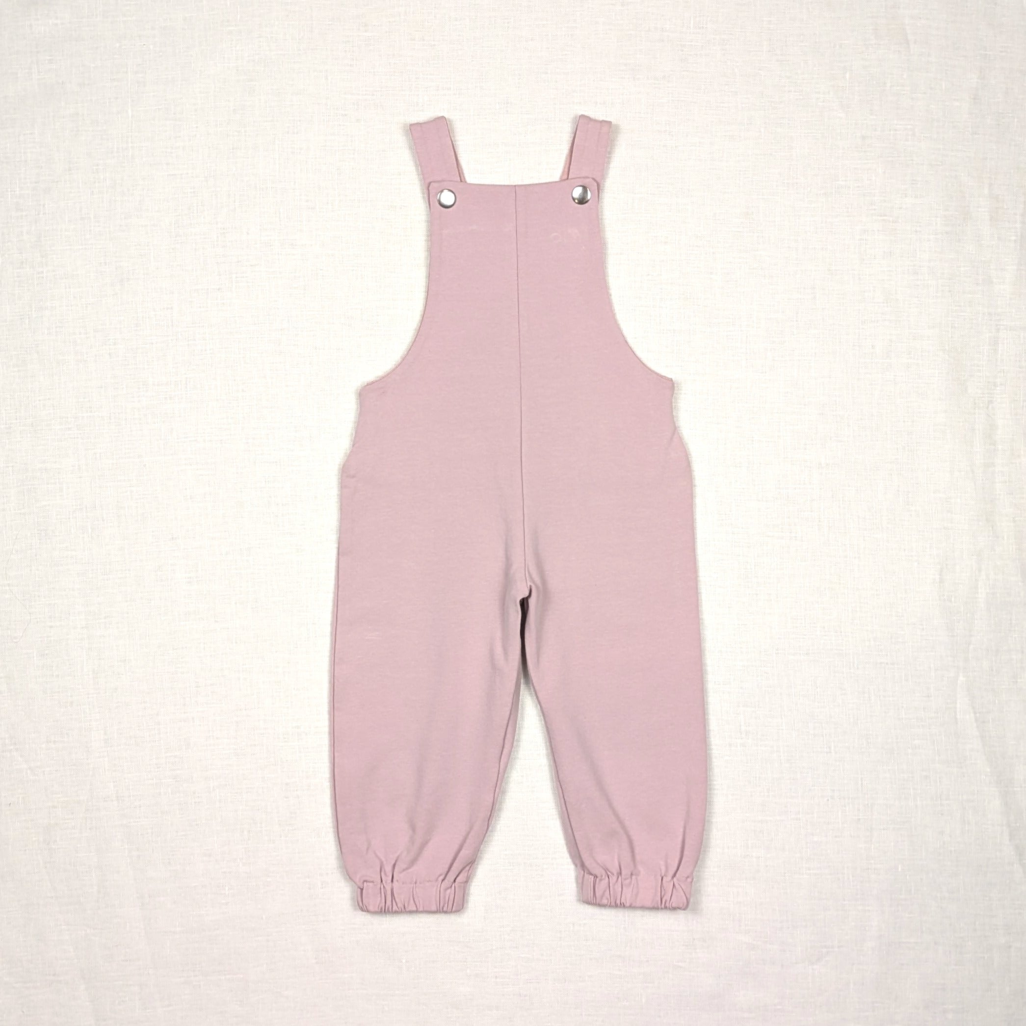 Handmade Long Childrens Overalls | Dusty Pink Collection | sizes 0-3yrs