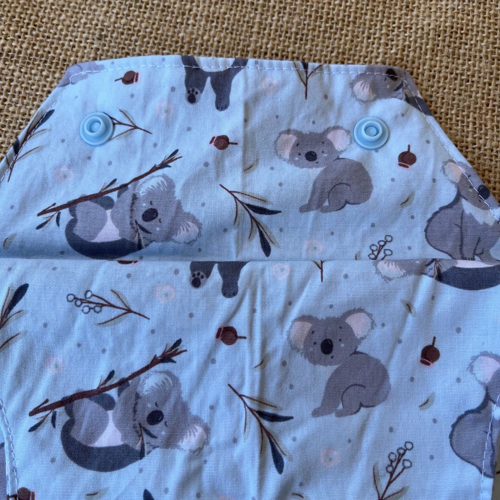 Unisex baby/toddler overalls | dungarees | organic fabric | Koalas