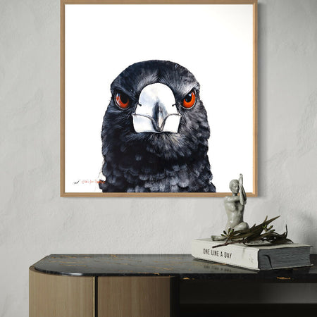 Australian Magpie - Australian Wildlife Portrait Canvas Print