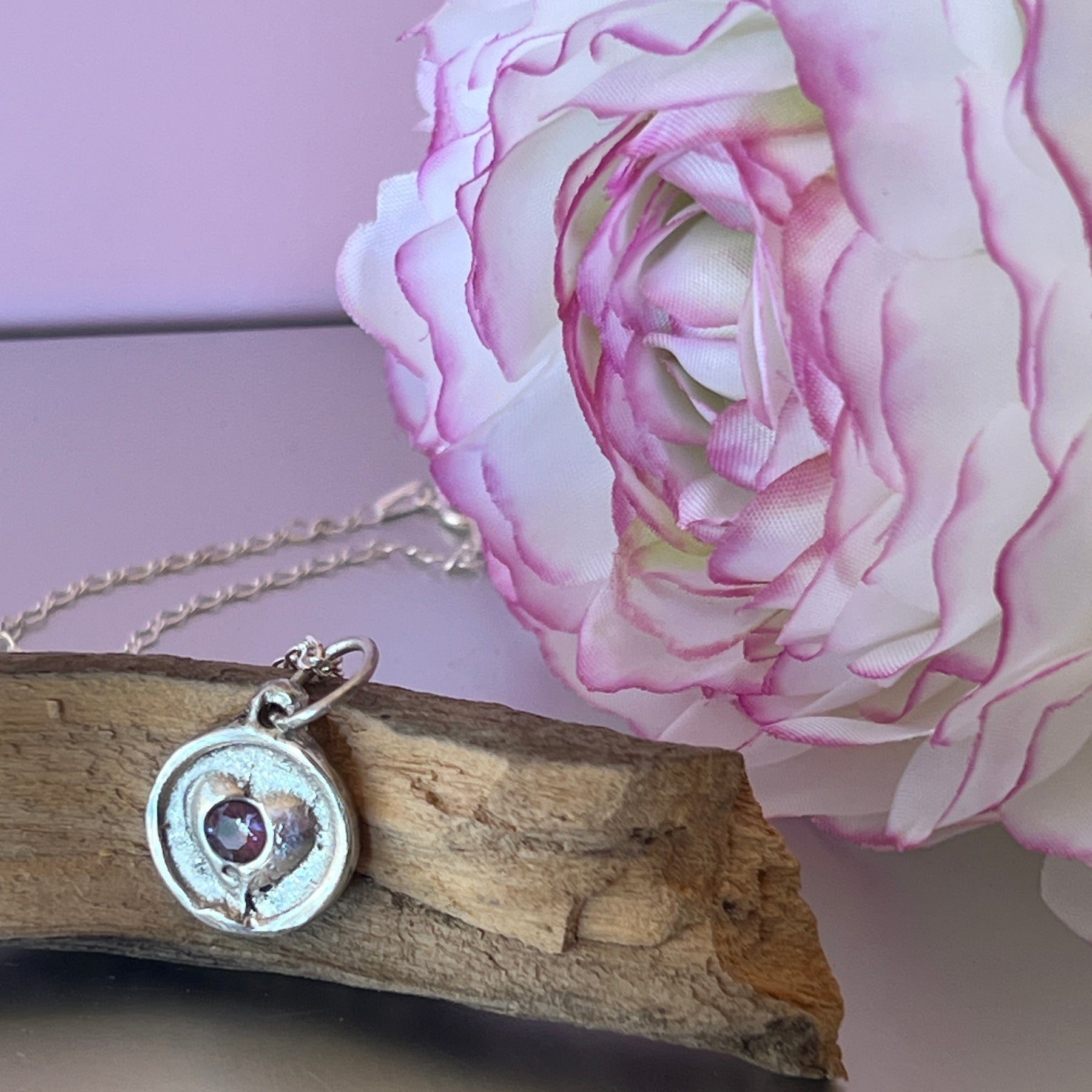 “My Heart” - Amethyst Pendant