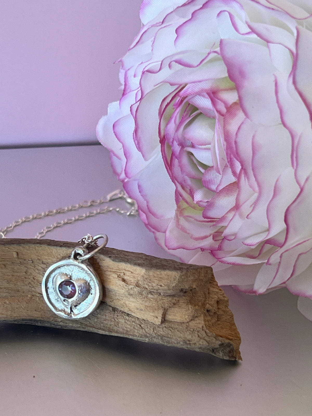 “My Heart” - Amethyst Pendant