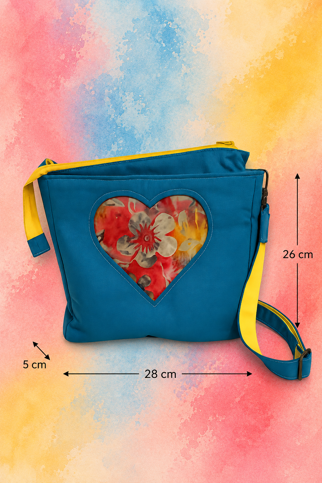 Valina Crossbody Bag with Heart Motif