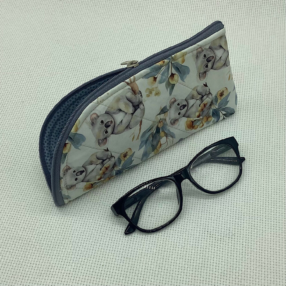 Australian Koalas glasses case for sunglasses, reading, spectacles - 4 designs