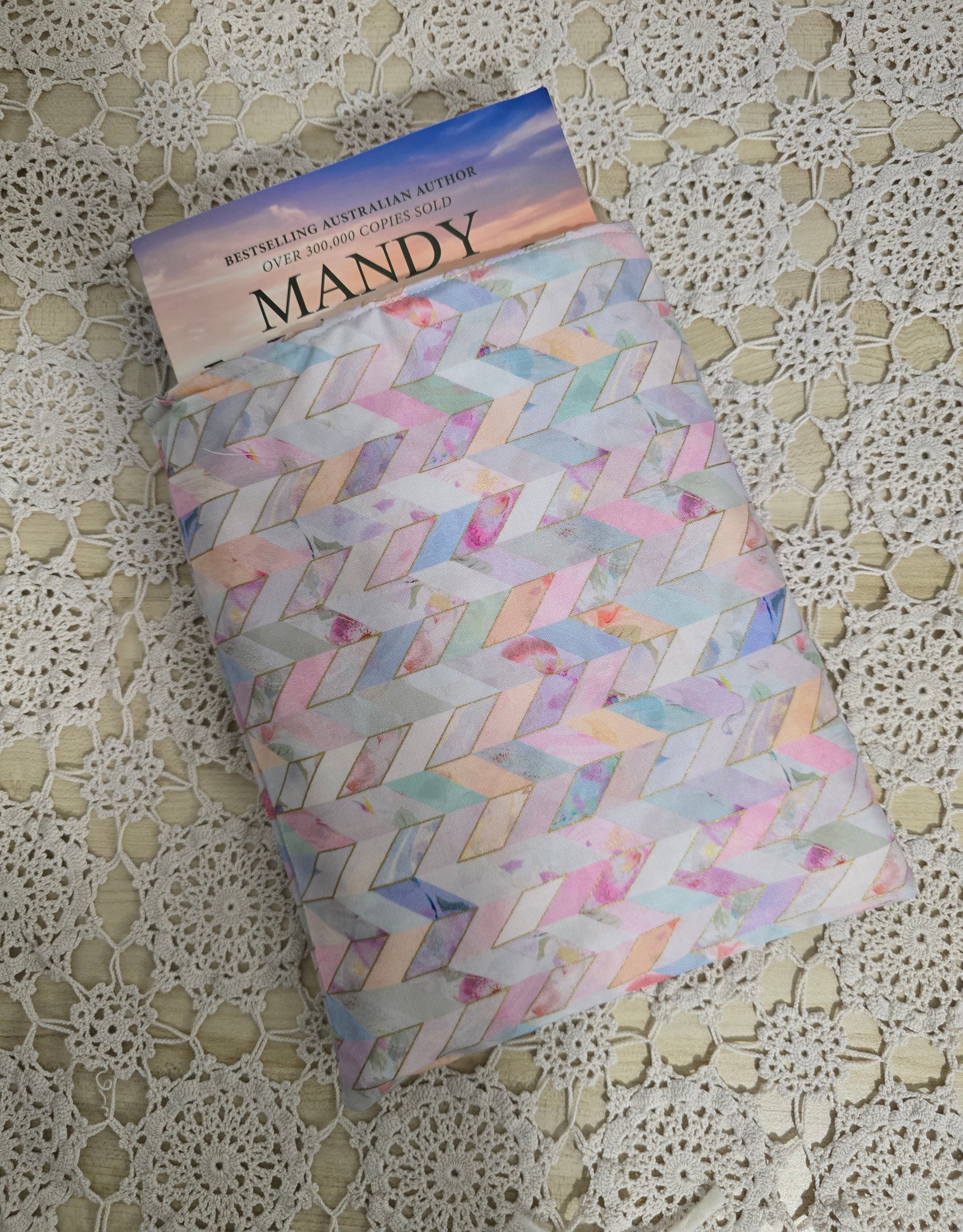 Handmade Floral Book Sleeve 8x10 inch