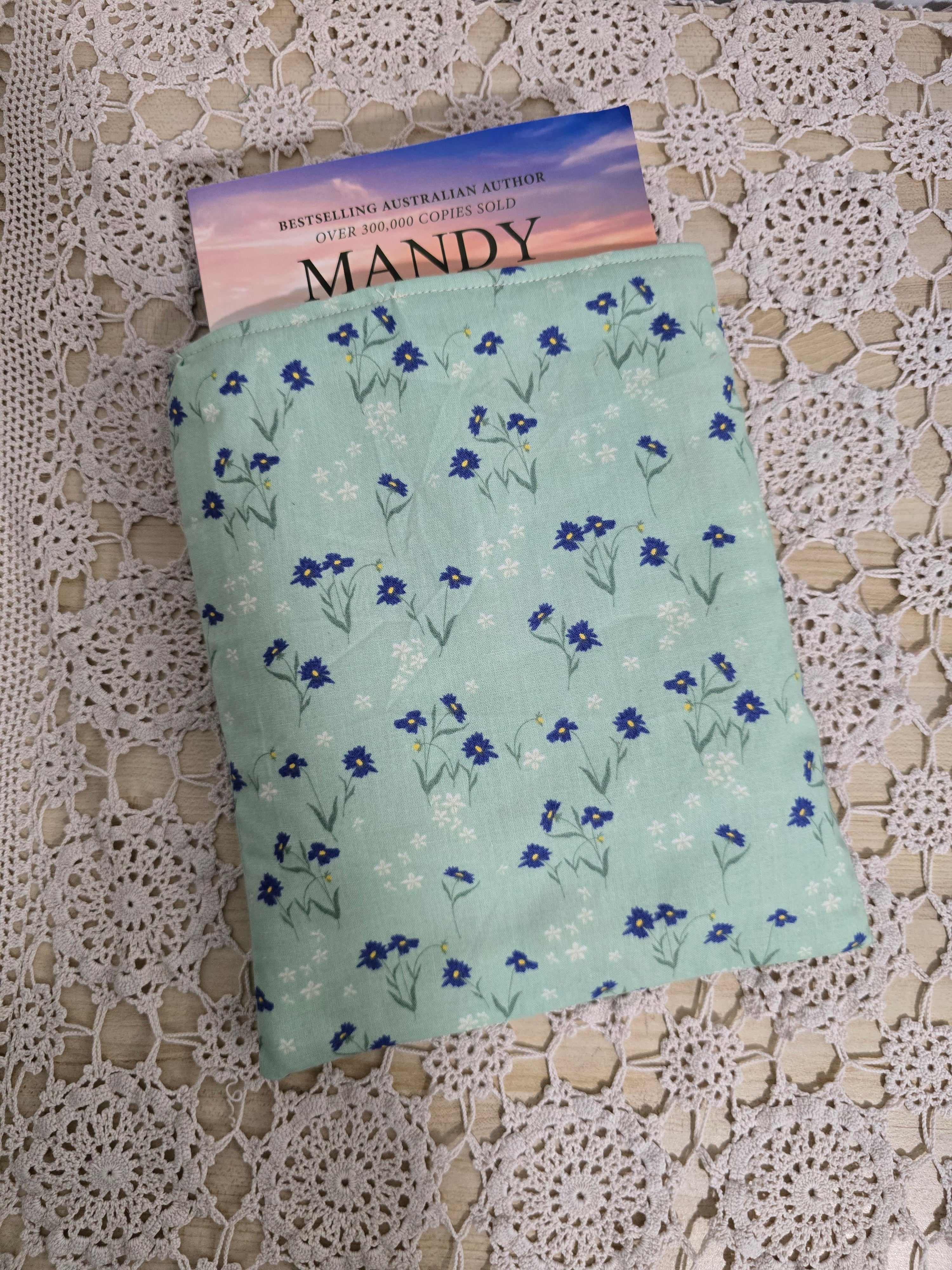 Handmade Floral Book Sleeve 8x10 inch