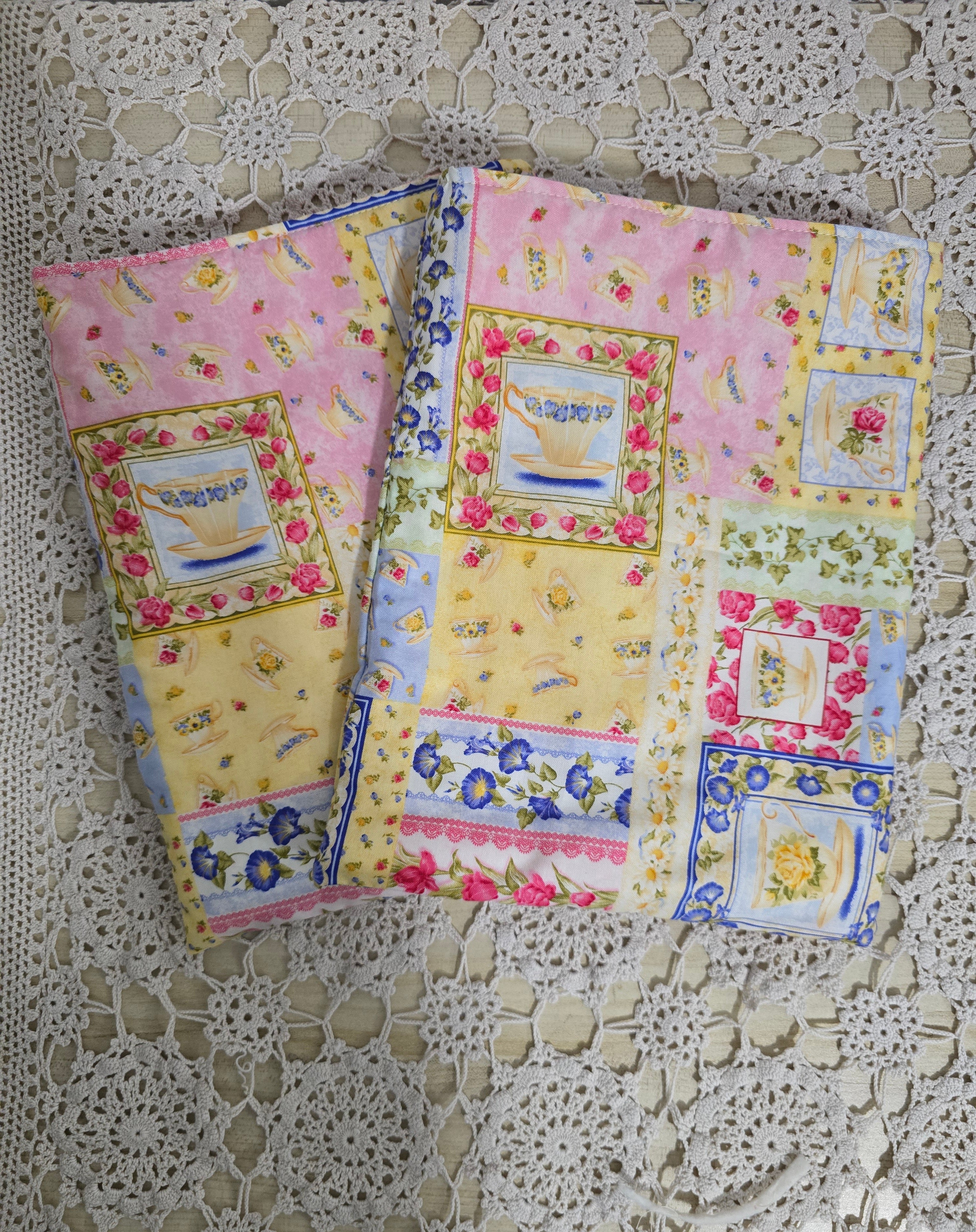 Handmade Floral Book Sleeve 8x10 inch