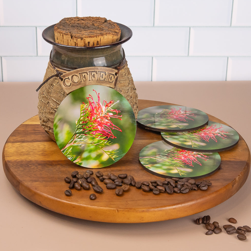 Coasters - Set of 4 - Australian Native Flora and Fauna - Photographic Artworks
