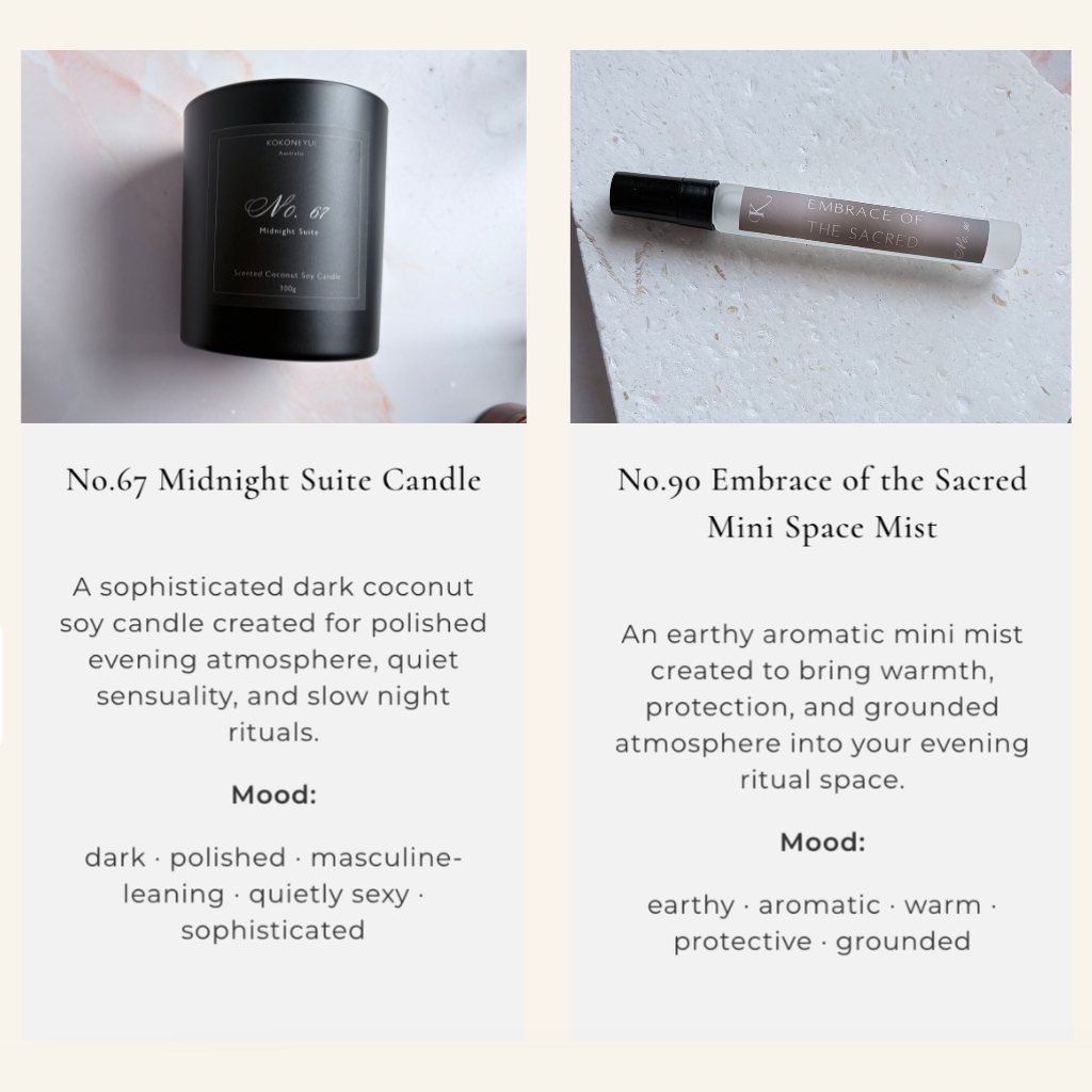 Night Ritual Box — Dark Evening | Amber, Sage & Sandalwood Gift Set