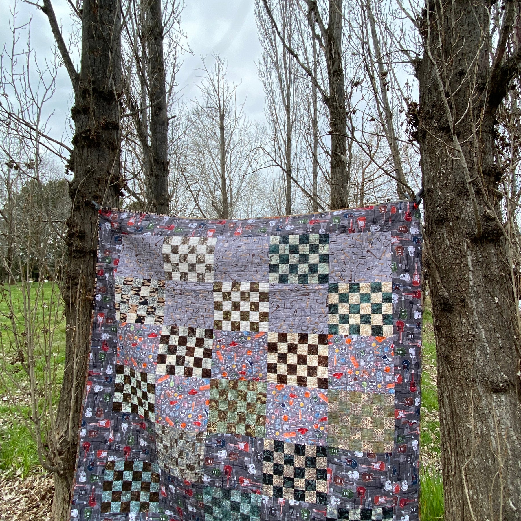 Man Cave - Masculine Double Bed or King Single Quilt