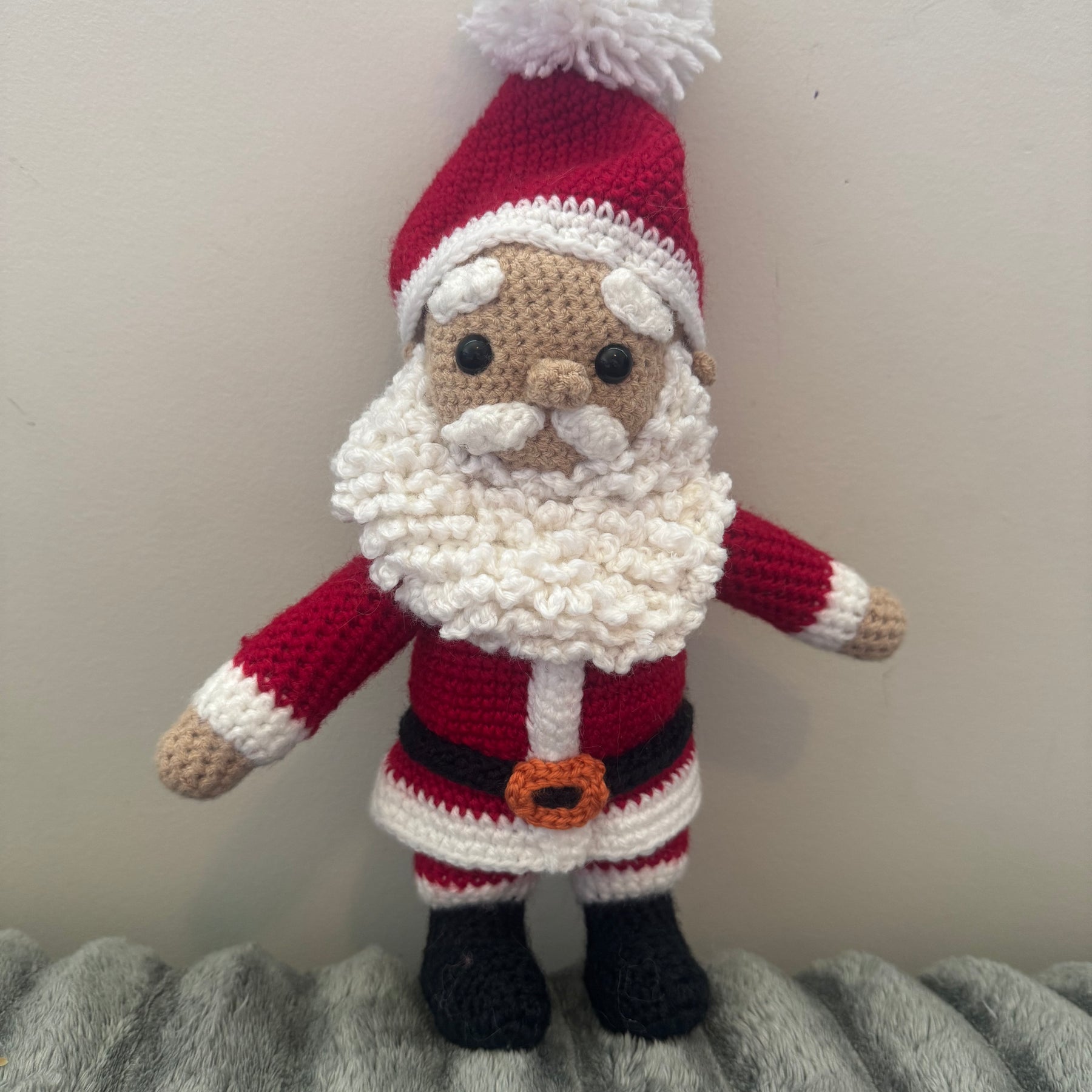 Hand Crochet Santa Claus Amigurumi Christmas Decor