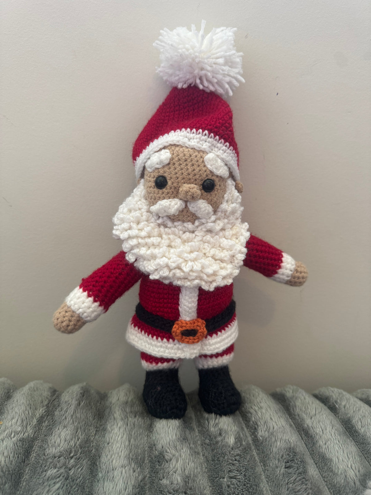 Hand Crochet Santa Claus Amigurumi Christmas Decor