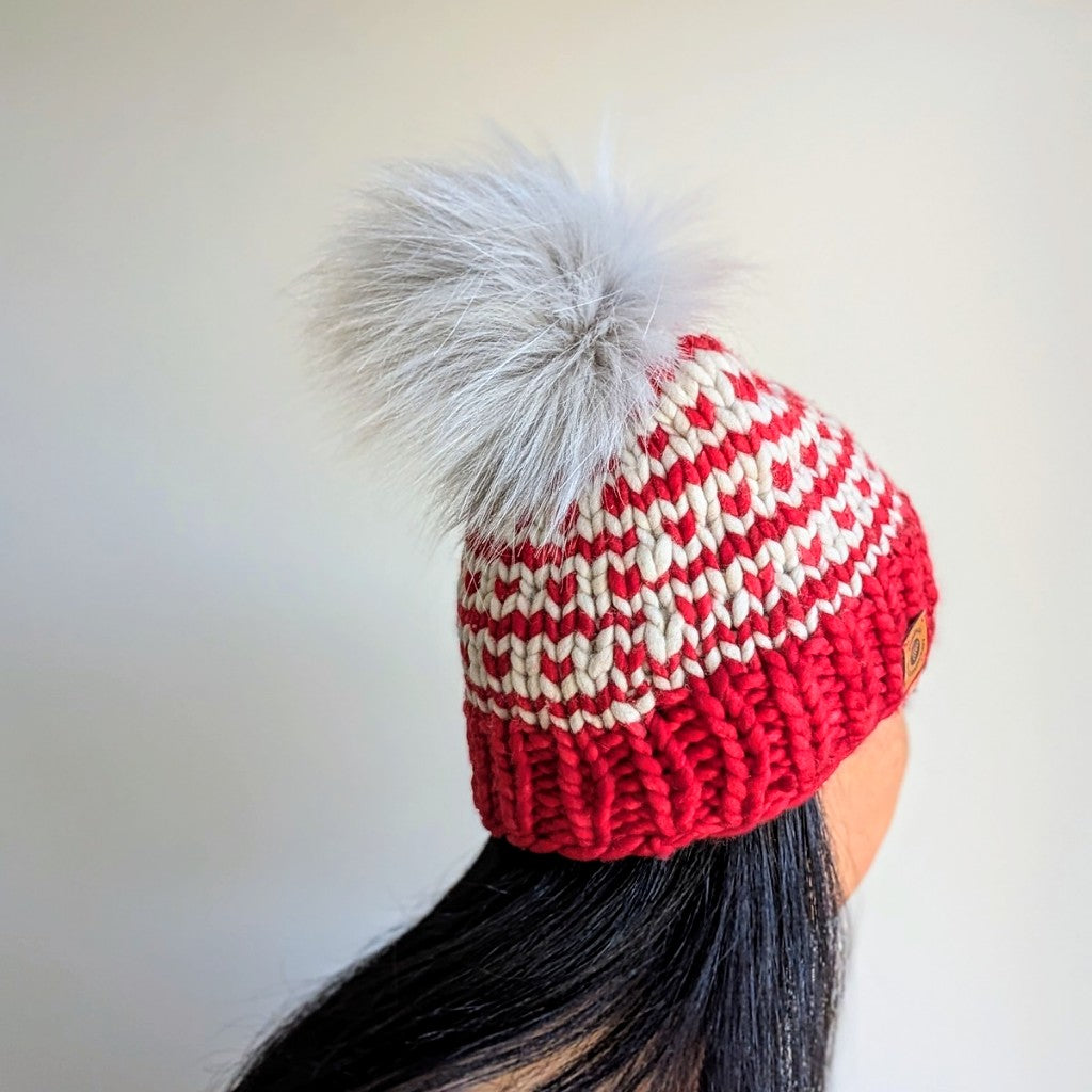 Super warm hearts beanie