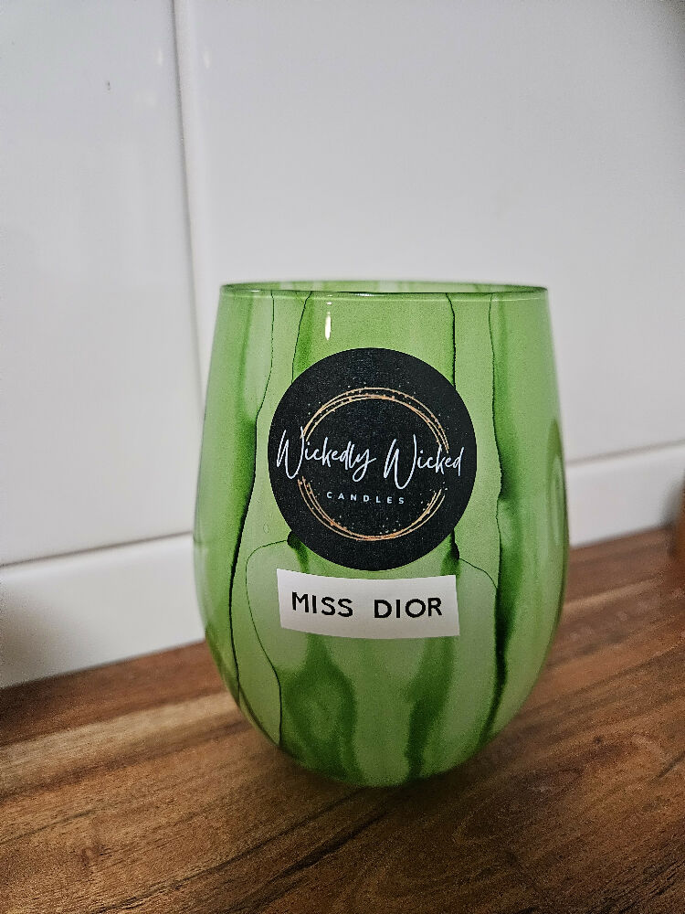 Green Tie Dye Candle - Miss Dior