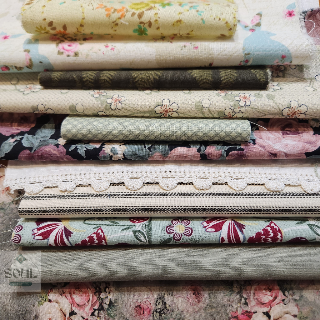 Slow Stitch Bundle - Glorious Greens