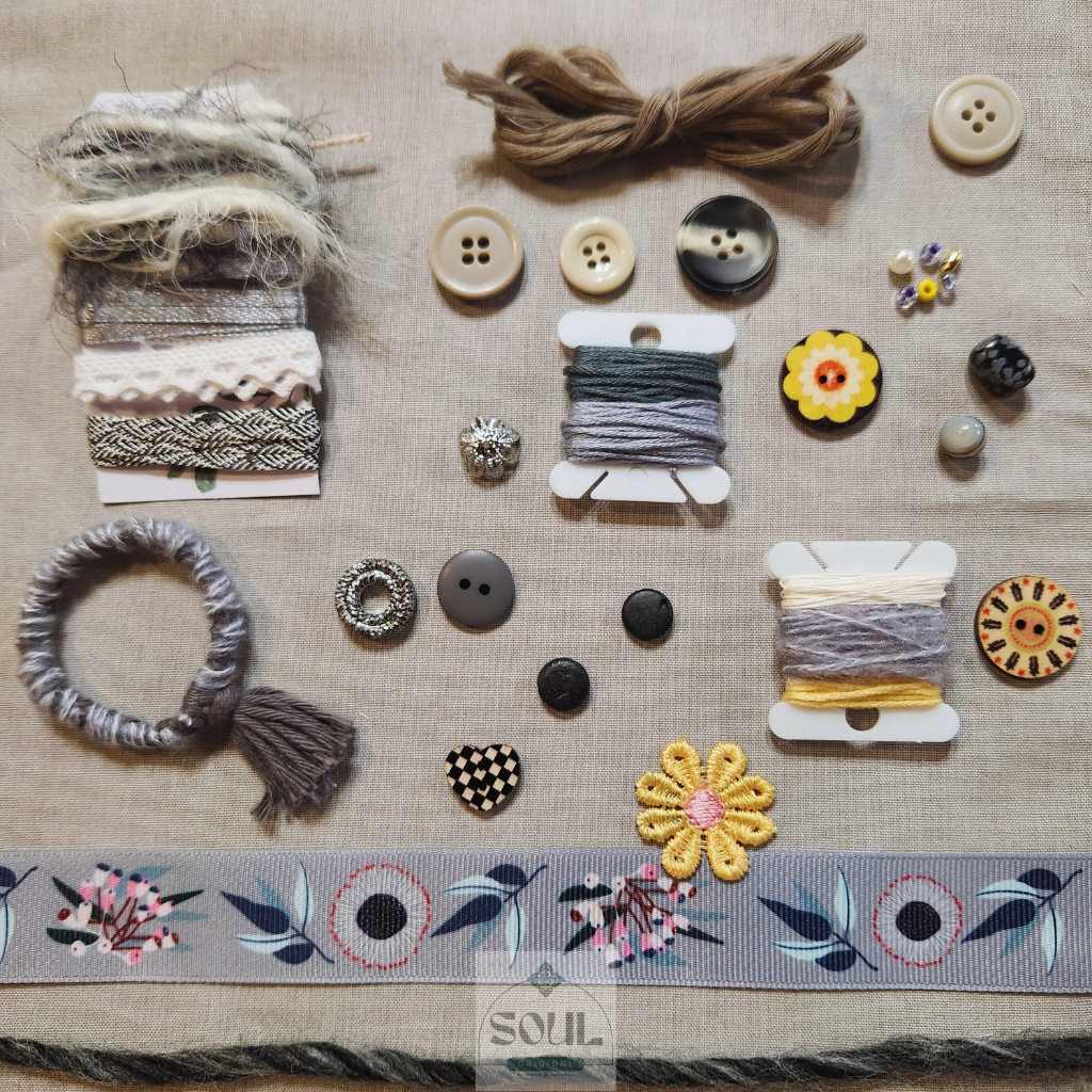 Slow Stitch Bundle - Gorgeous Greys