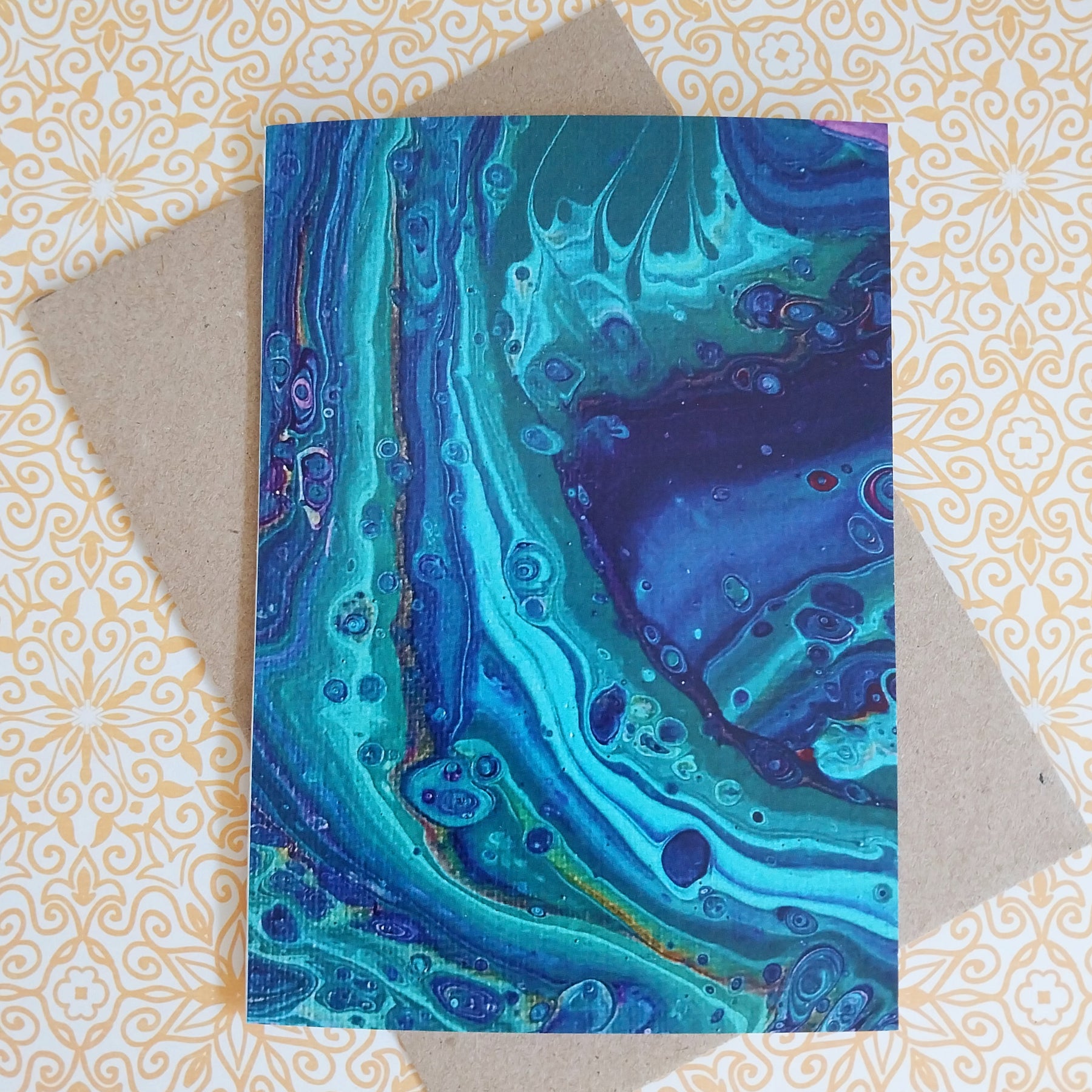 In the Deep Blank Greeting Card