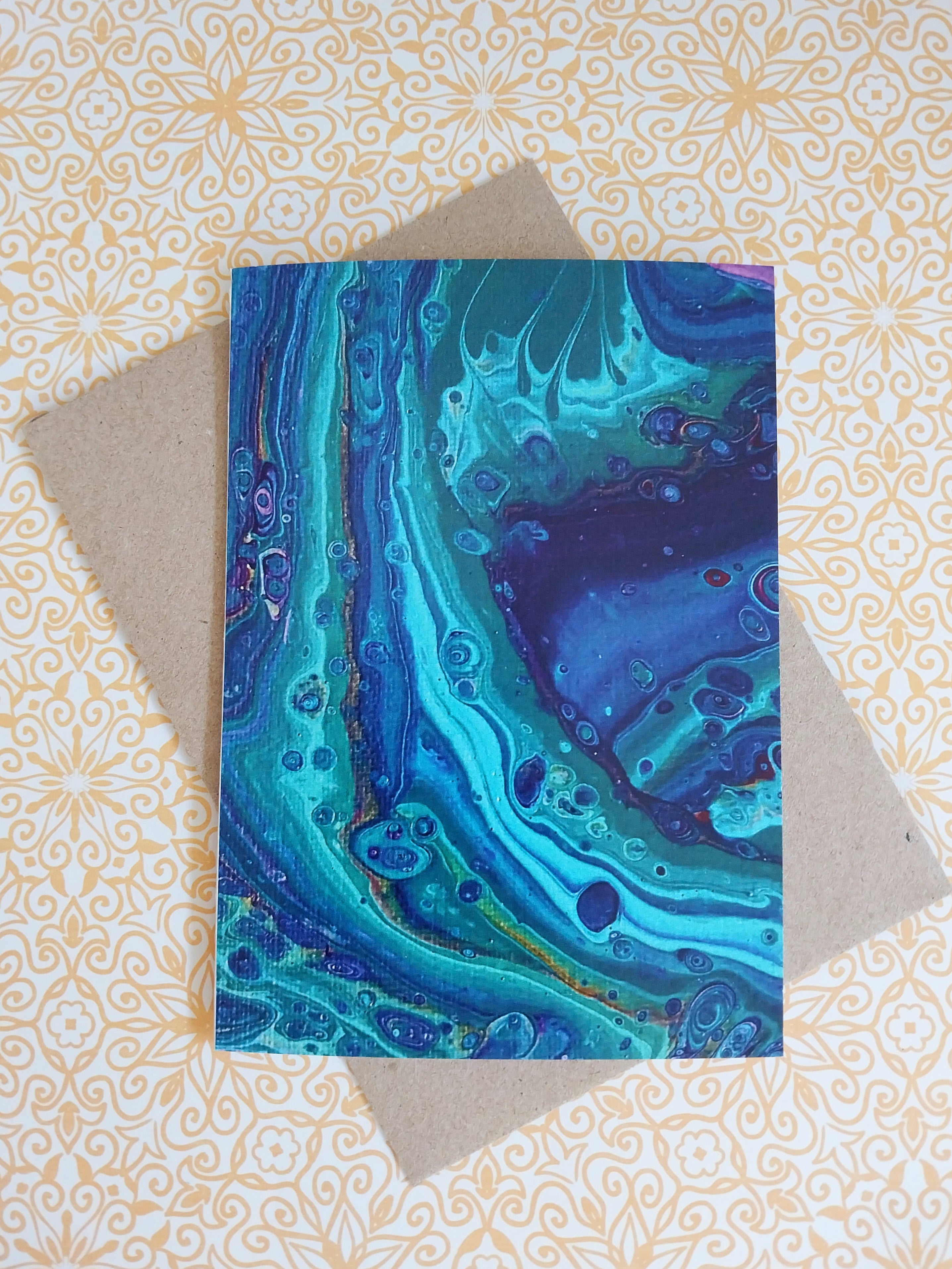 In the Deep Blank Greeting Card