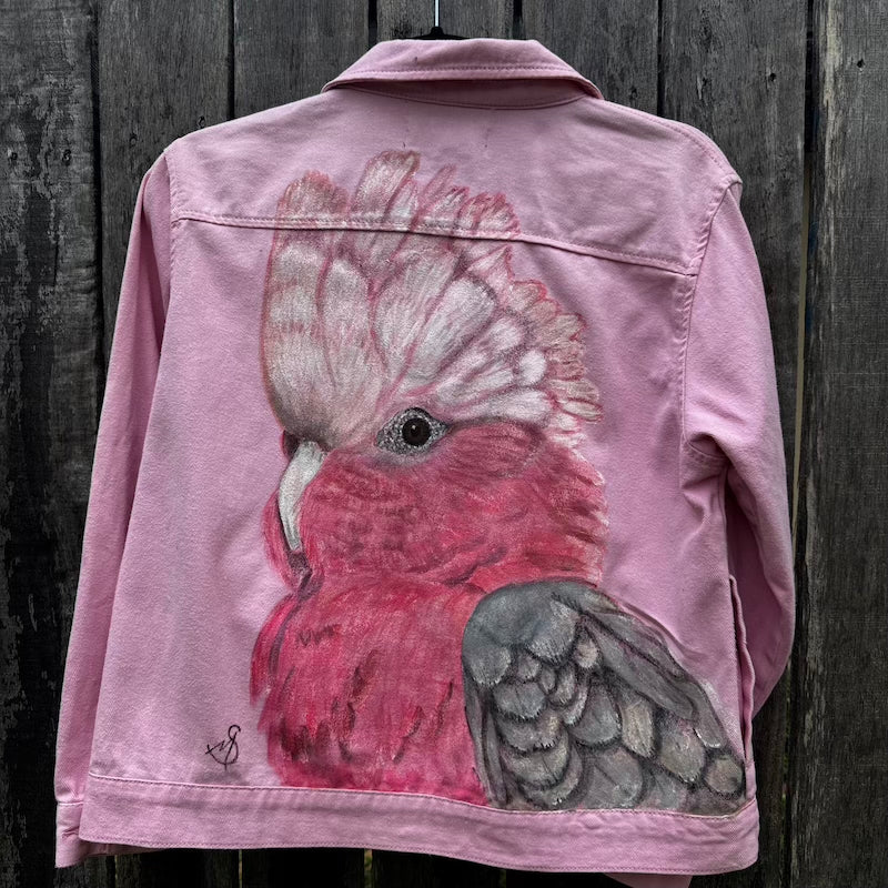 Custom Designed Hand-painted Denim Jackets by Michelle Springett