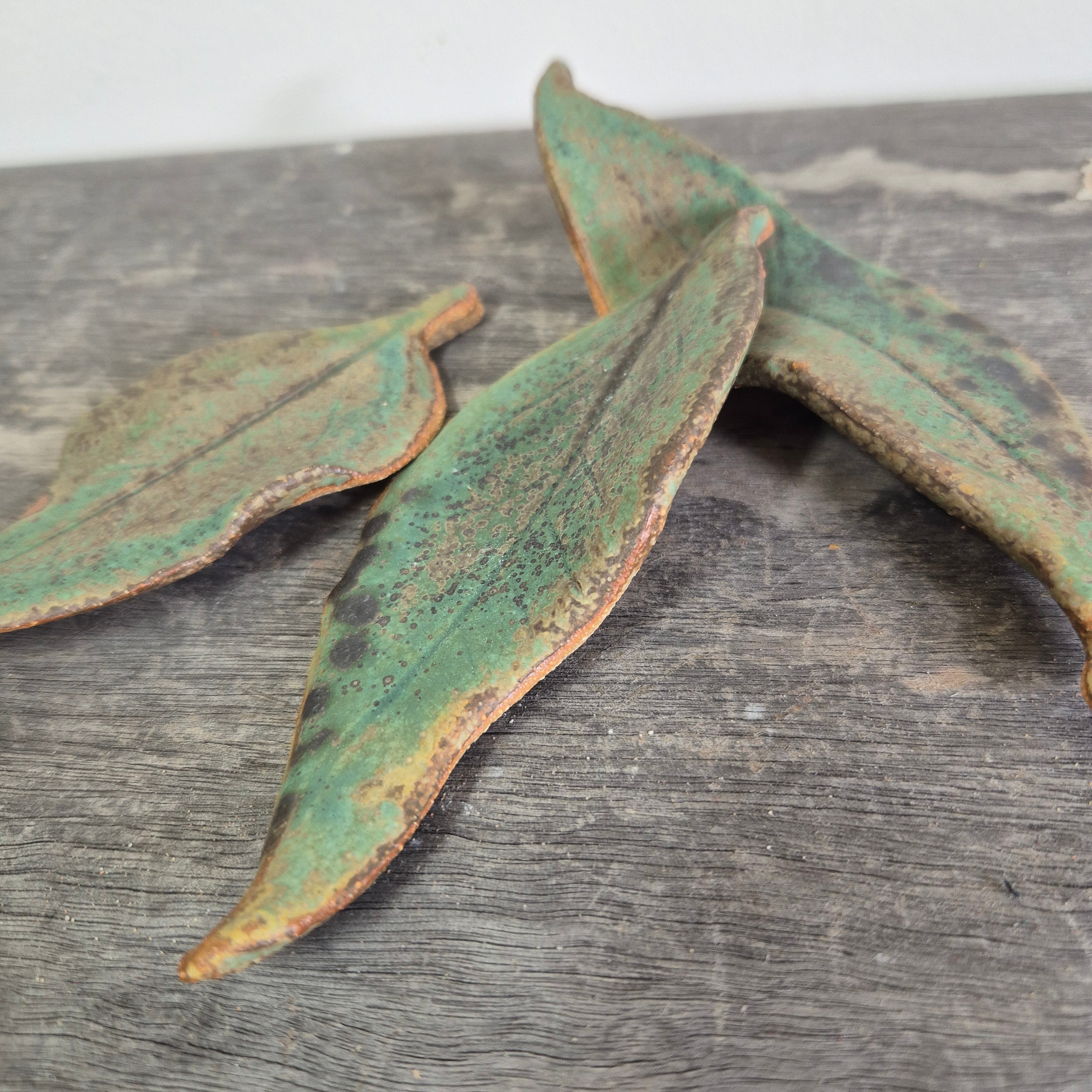 Eucalyptus Leaf Decoration - Ceramic Leaves