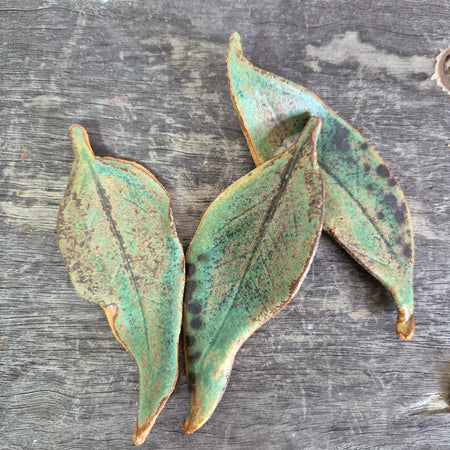 Eucalyptus Leaf Decoration - Ceramic Leaves