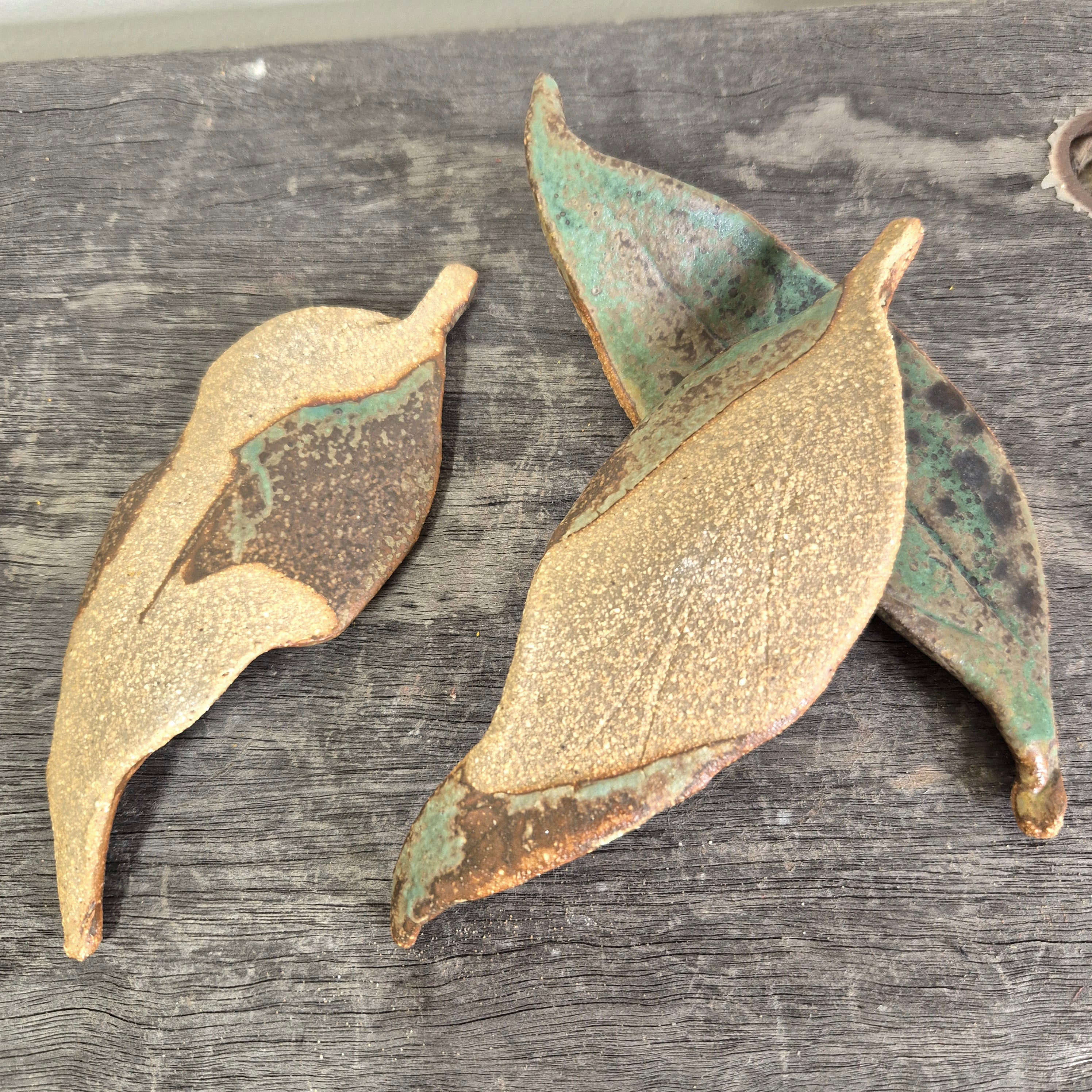 Eucalyptus Leaf Decoration - Ceramic Leaves