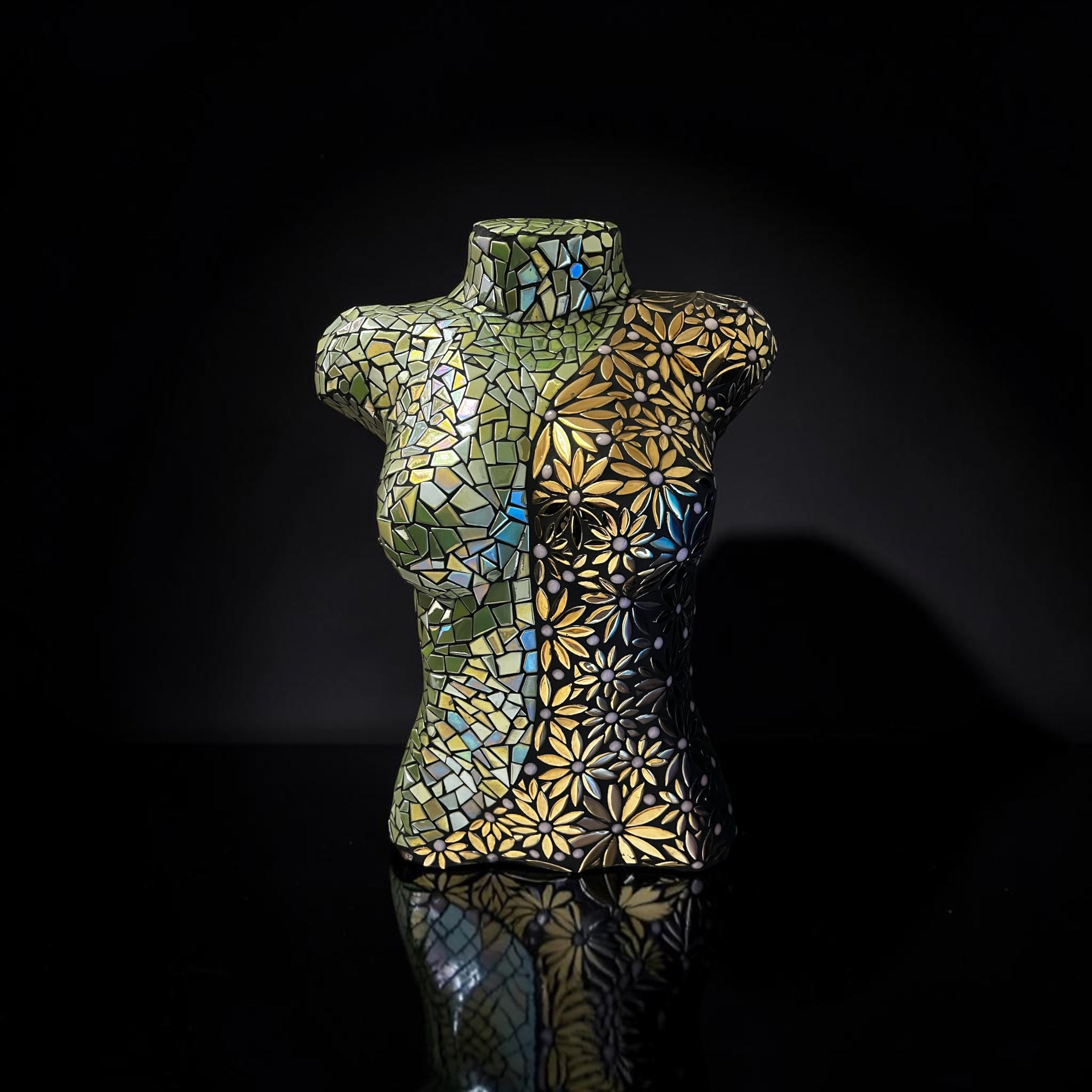 Mosaic Torso. Wall Hanging.
