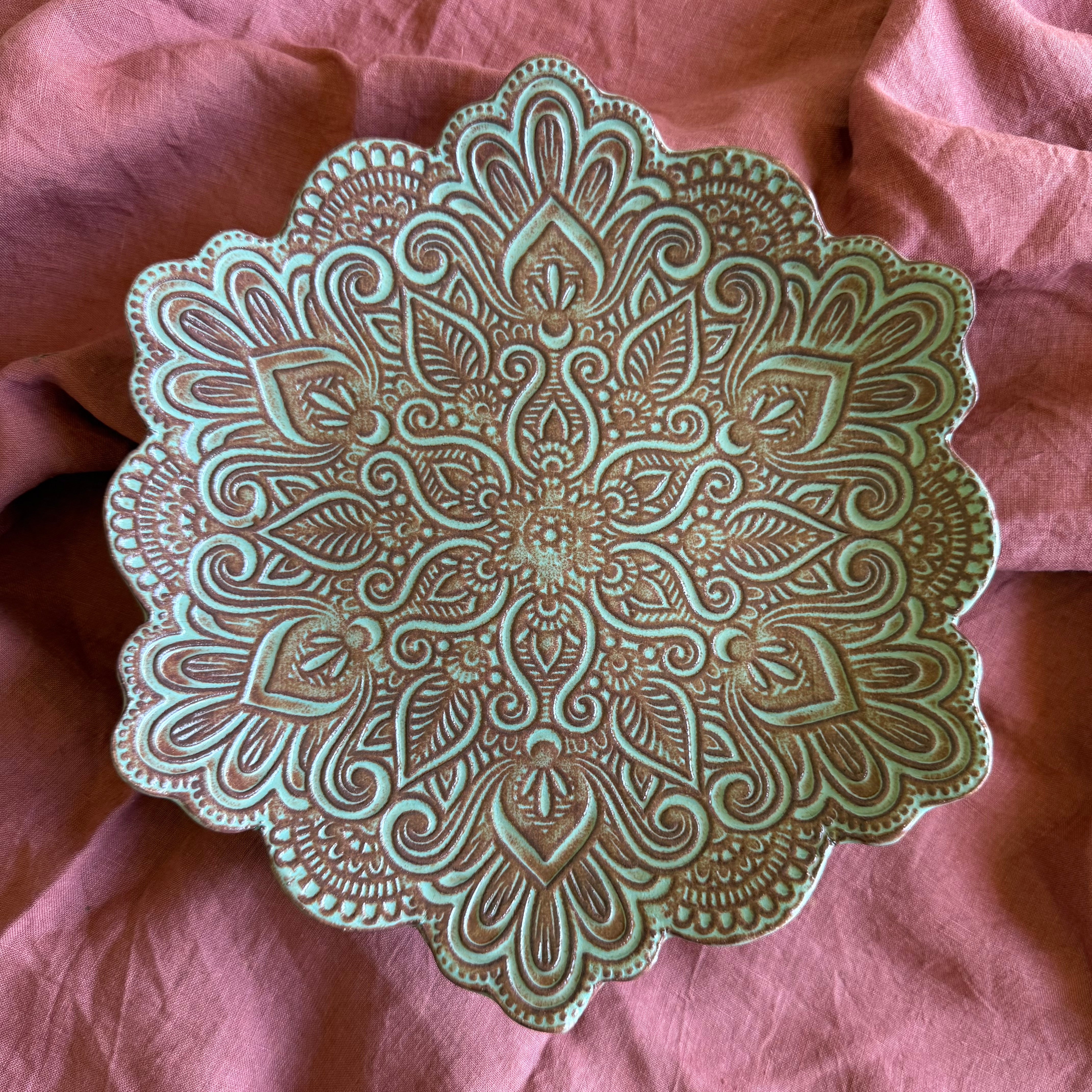 Amara Ceramic Platter | Large |  Studio Second | Decorative Piece Only