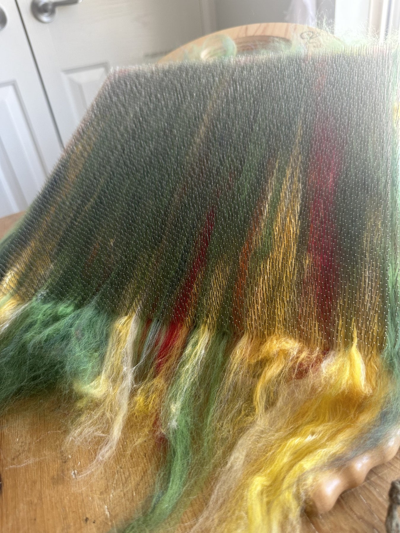 Handspun 'Flora' Crocheted Scarf or Shawl