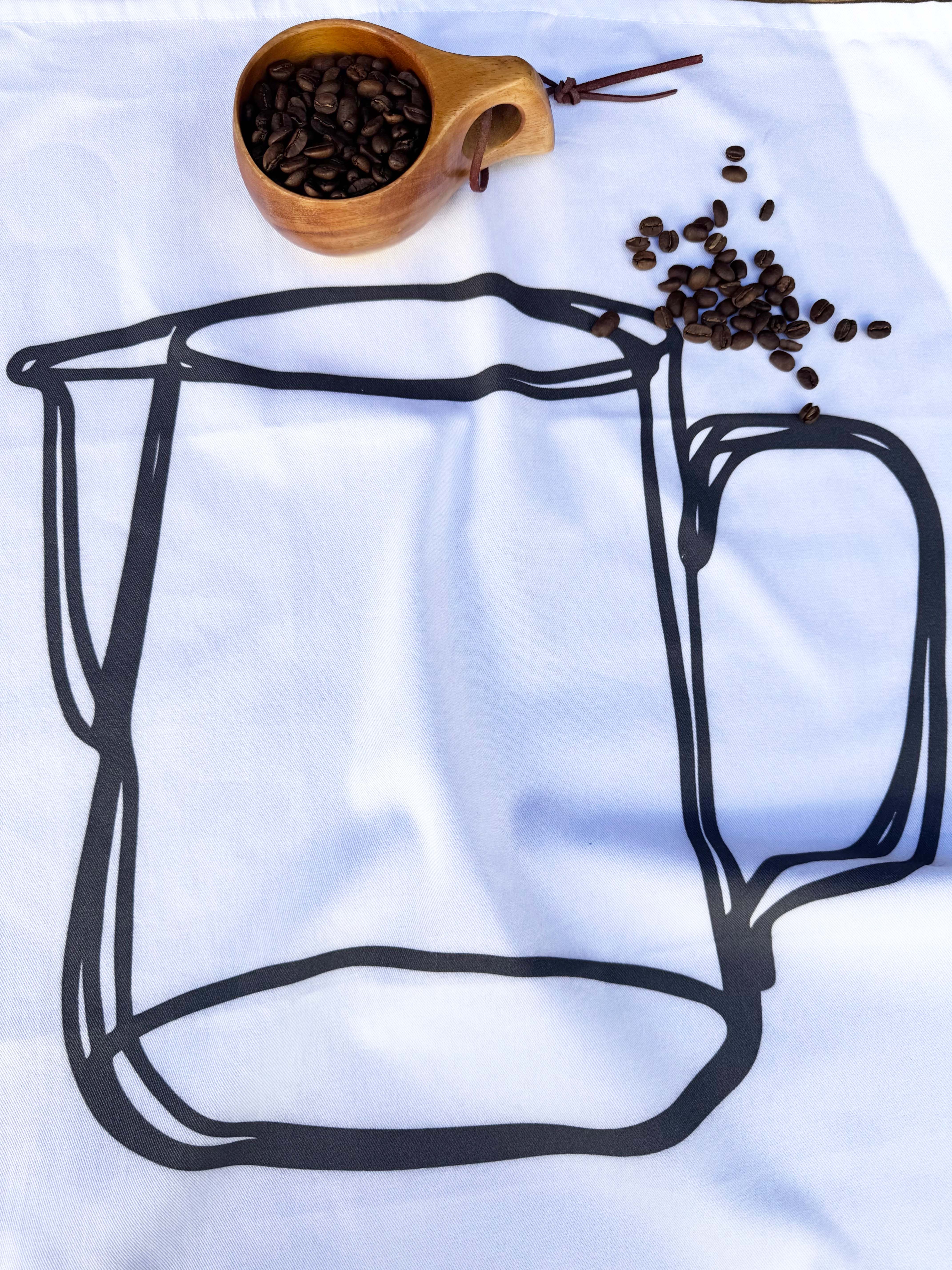 Artist Designed Tea Towel - 100% Organic Cotton. Kitchen Study No. 1