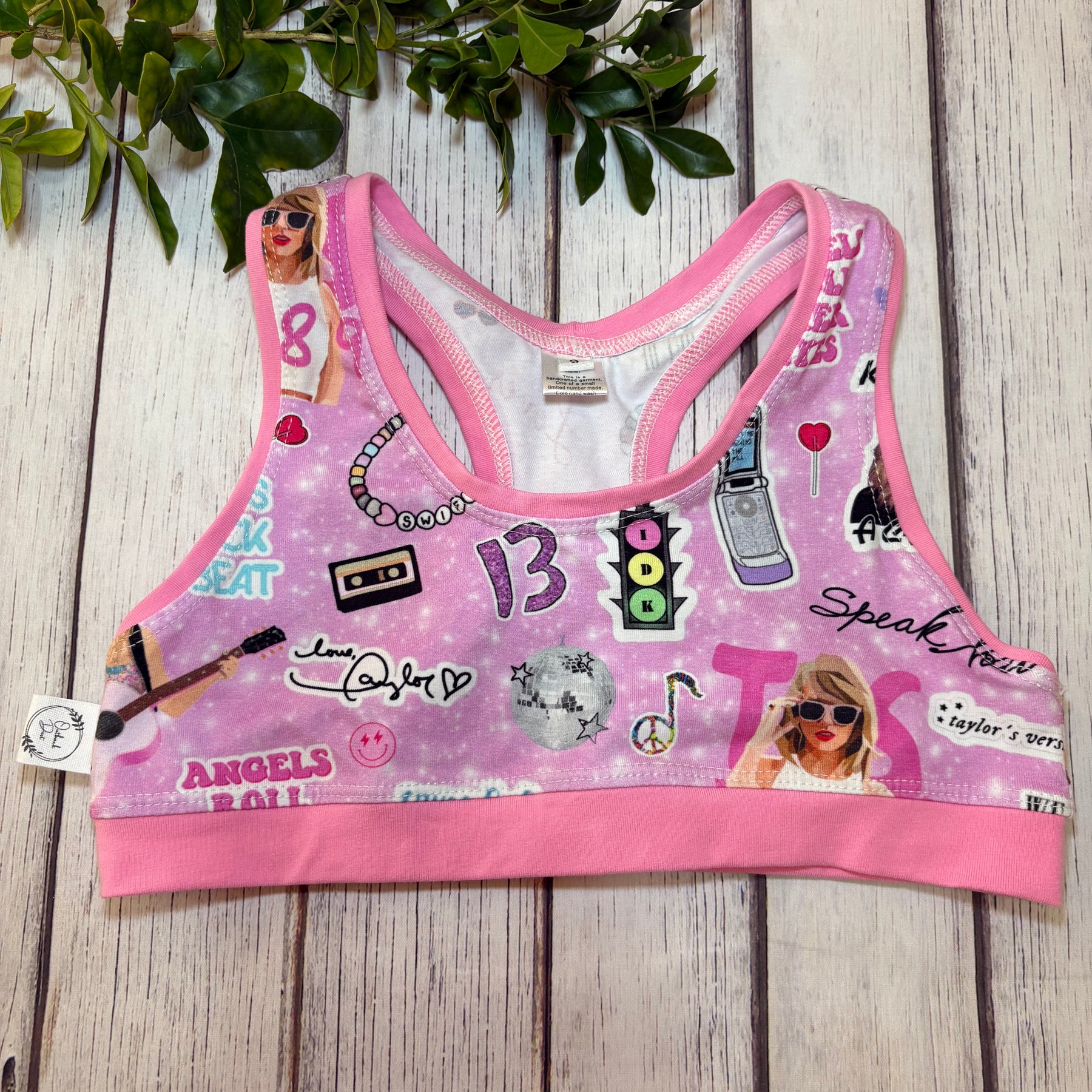 Kid's TS Racerback Crop Top- Size 8