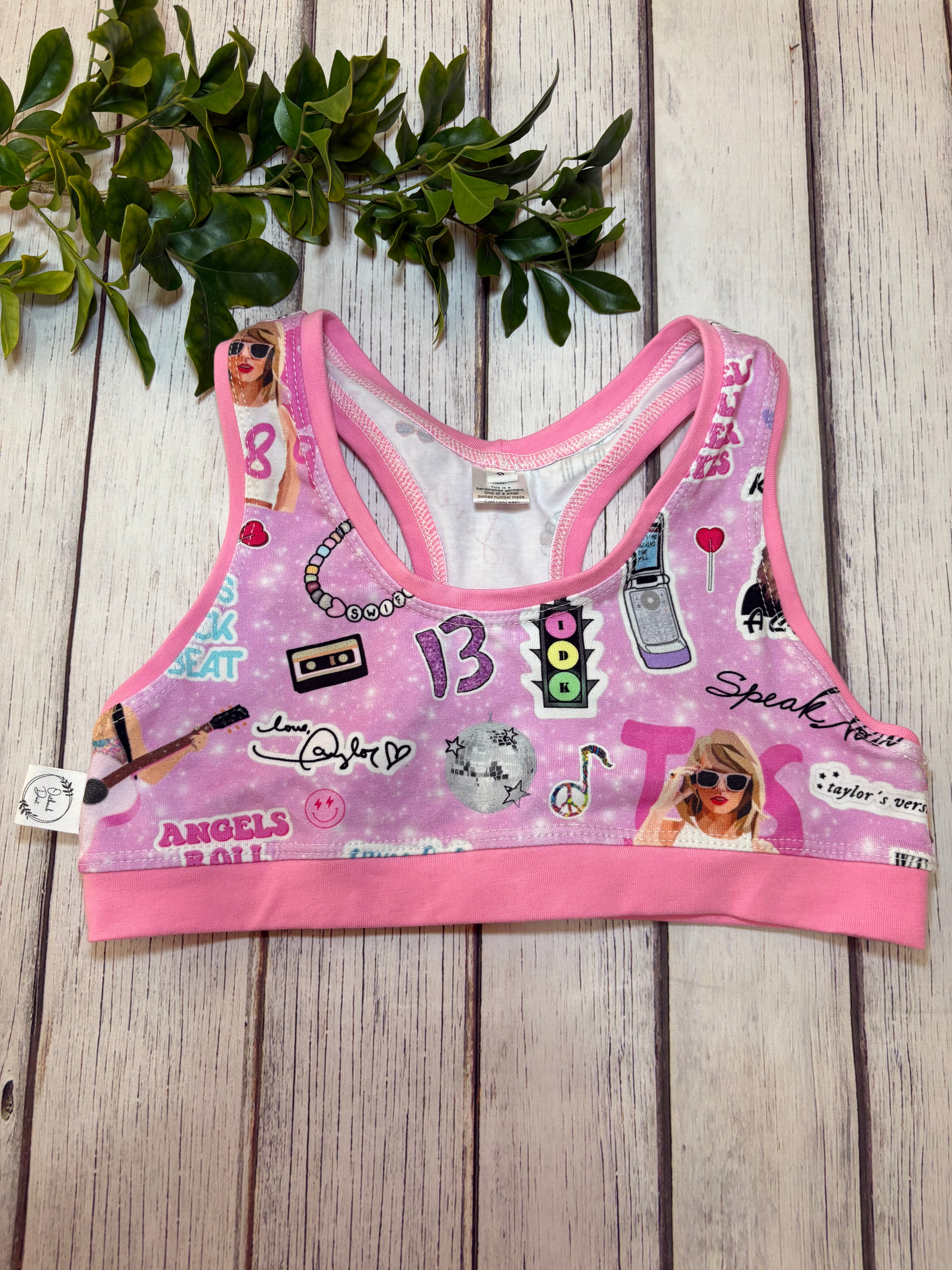 Kid's TS Racerback Crop Top- Size 8