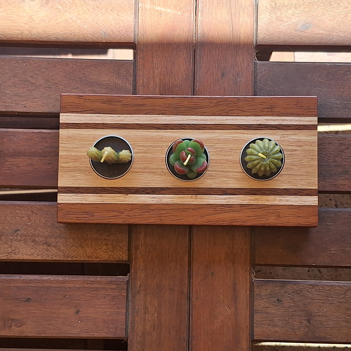 Handmade Timber Tea Light Candle Holders