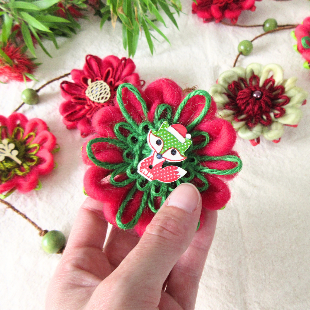 Handwoven Flower Garland | A Christmas Woodland Gathering