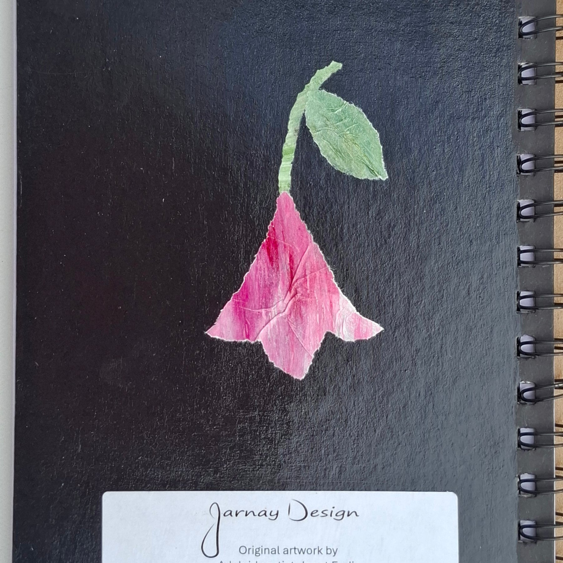 Hand Decorated A5 Notebook - Design 1