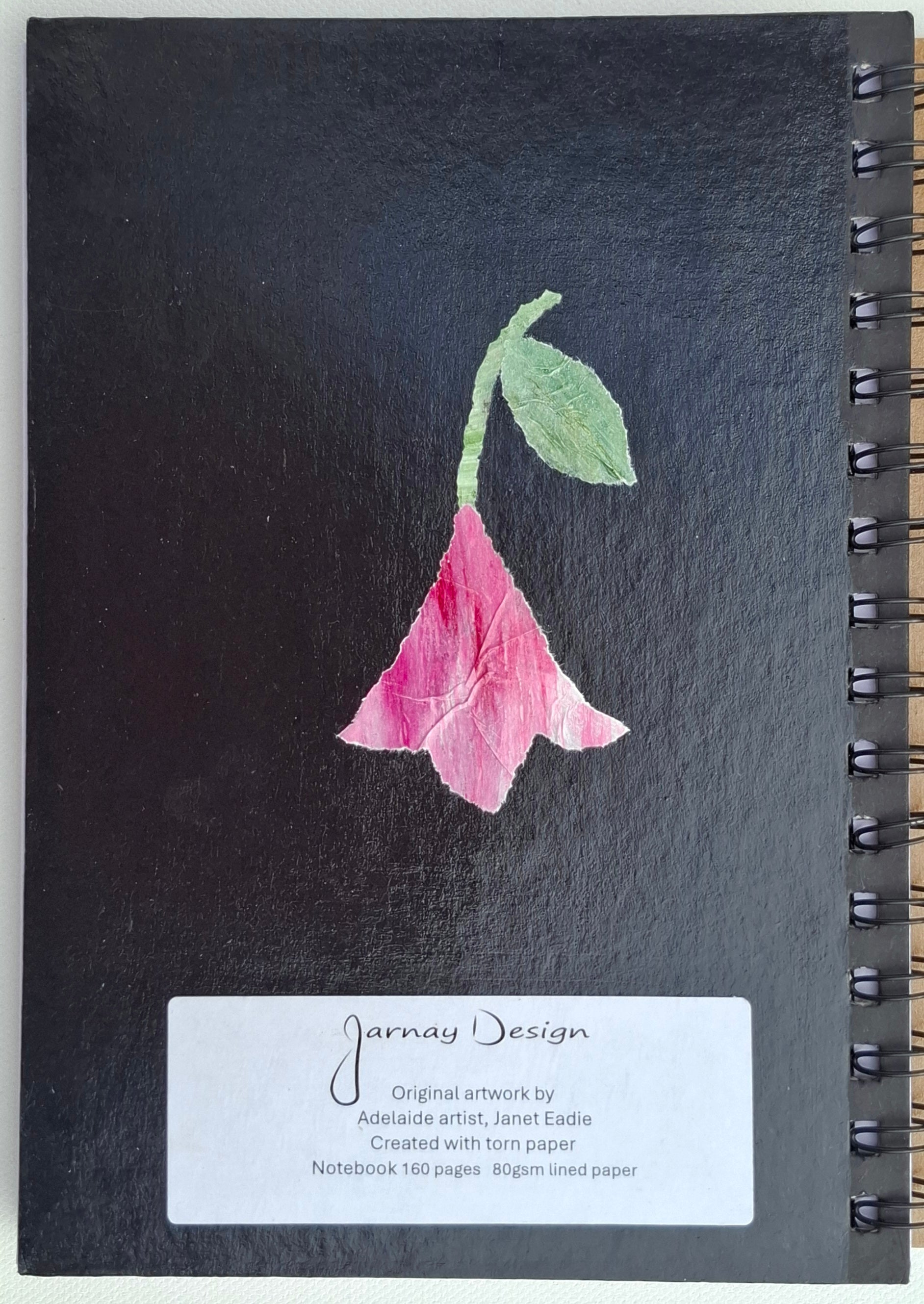 Hand Decorated A5 Notebook - Design 1