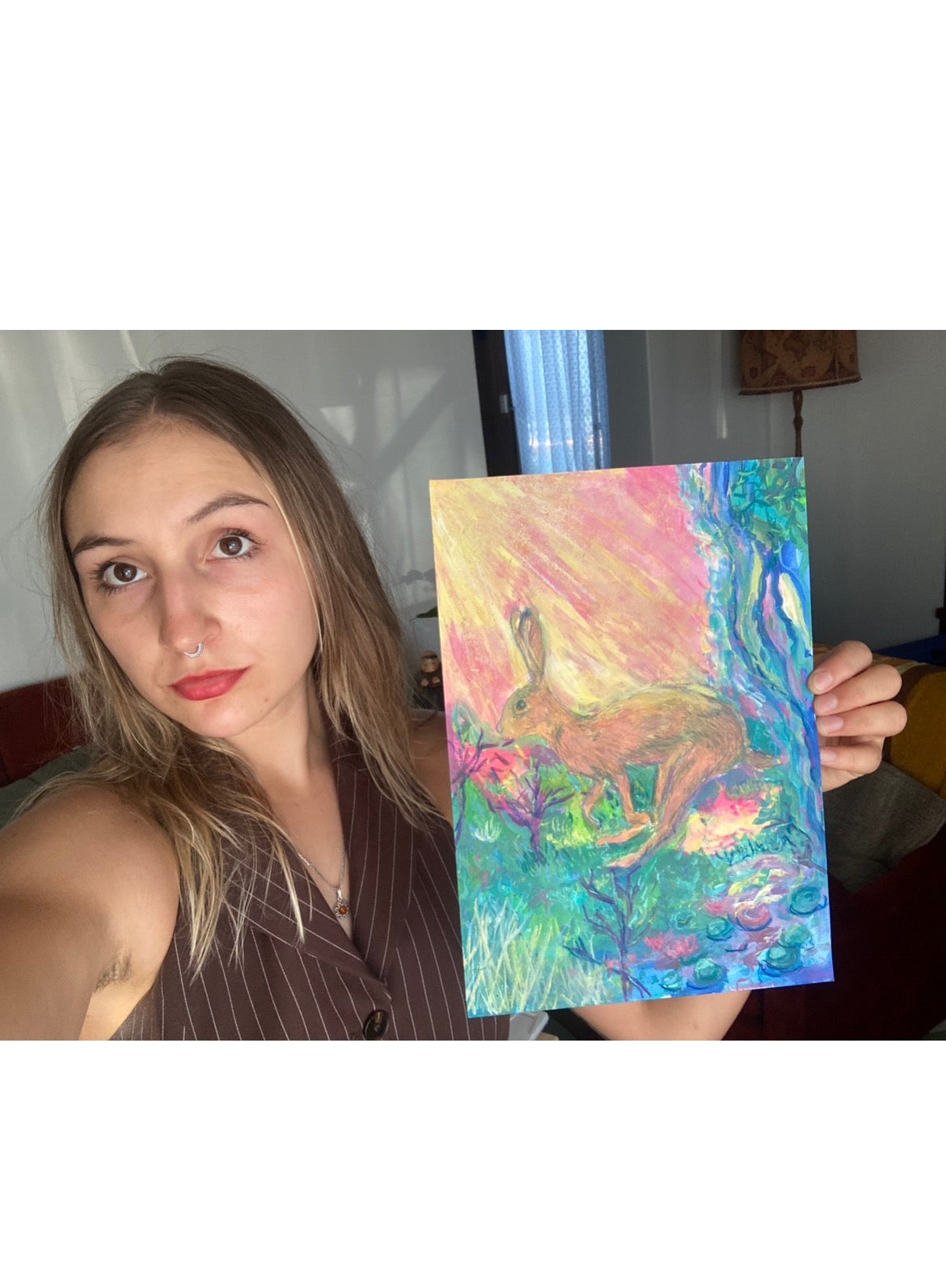 Whimsical Rabbit Print