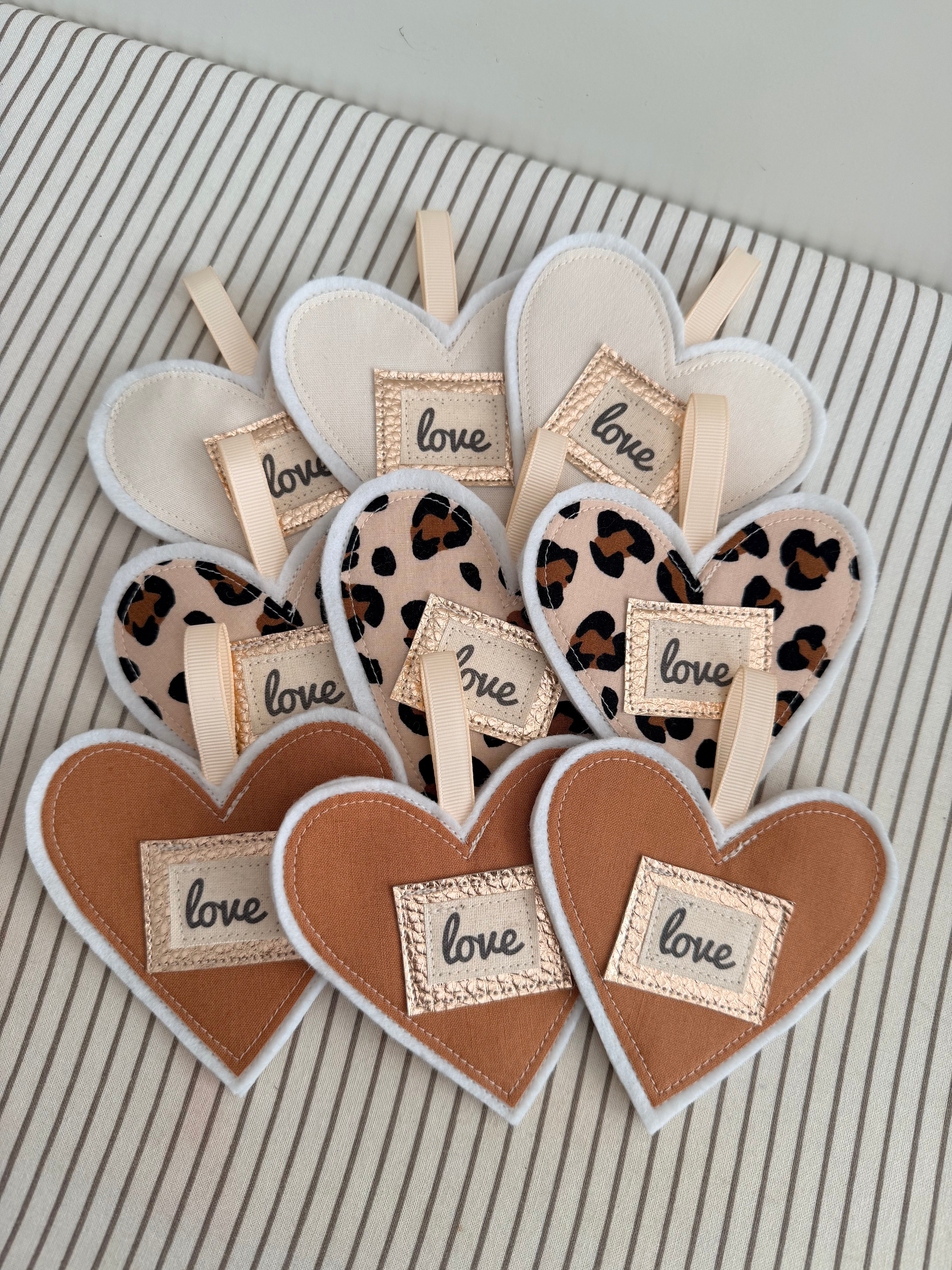 Love Heart Bunting - Animal Print - Garland