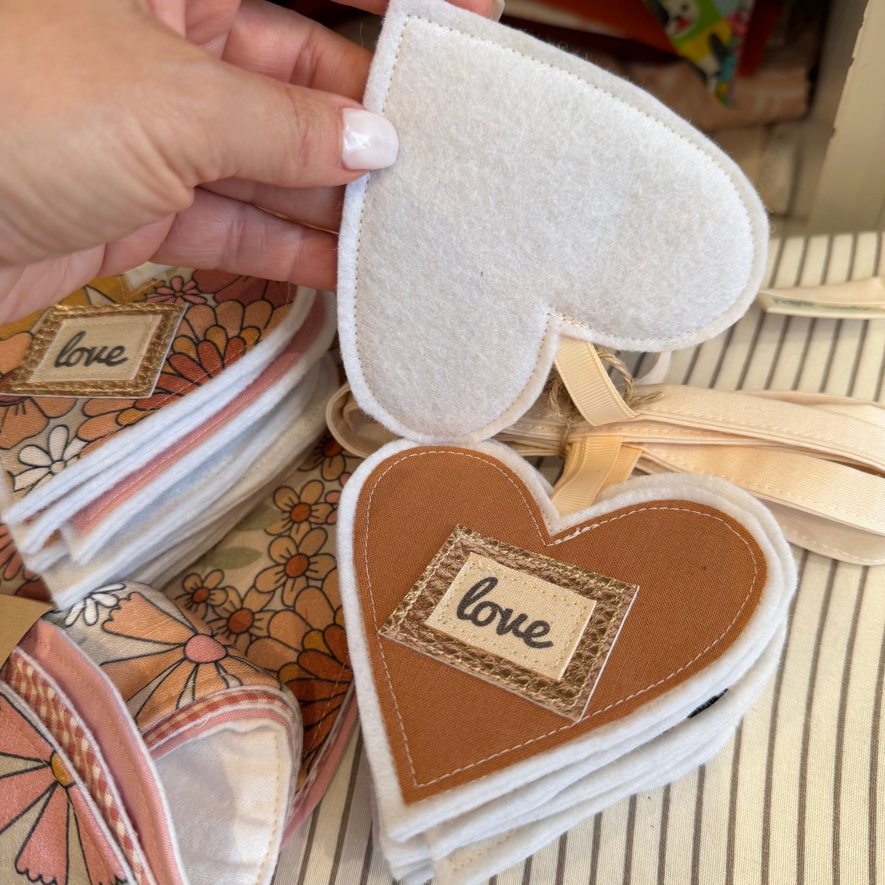 Love Heart Bunting - Animal Print - Garland